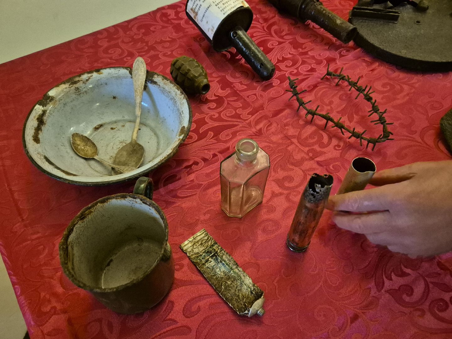 демиховский дворец культуры, встреча с участником сво, выставка поискового отряда,