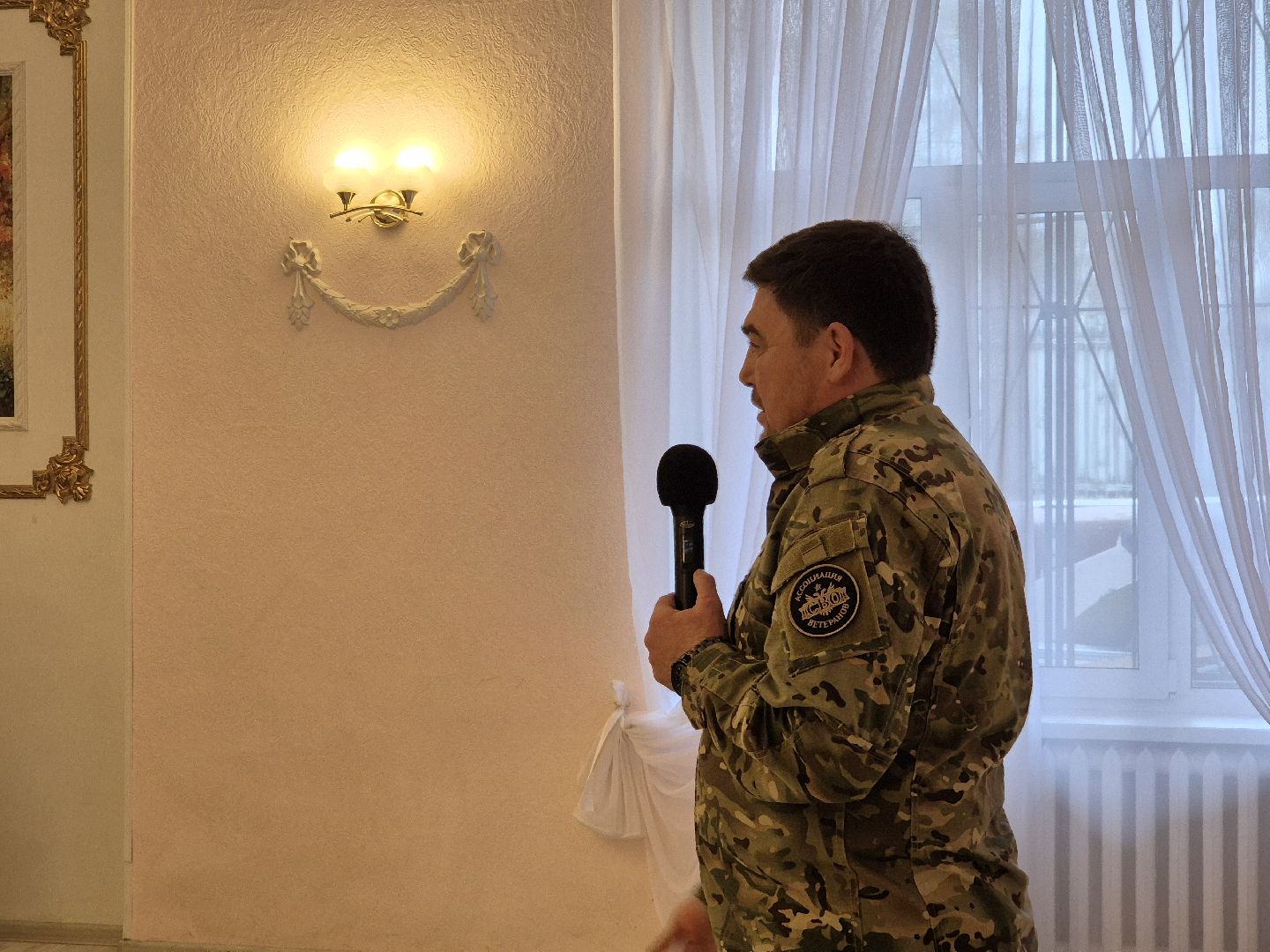 демиховский дворец культуры, встреча с участником сво, выставка поискового отряда,