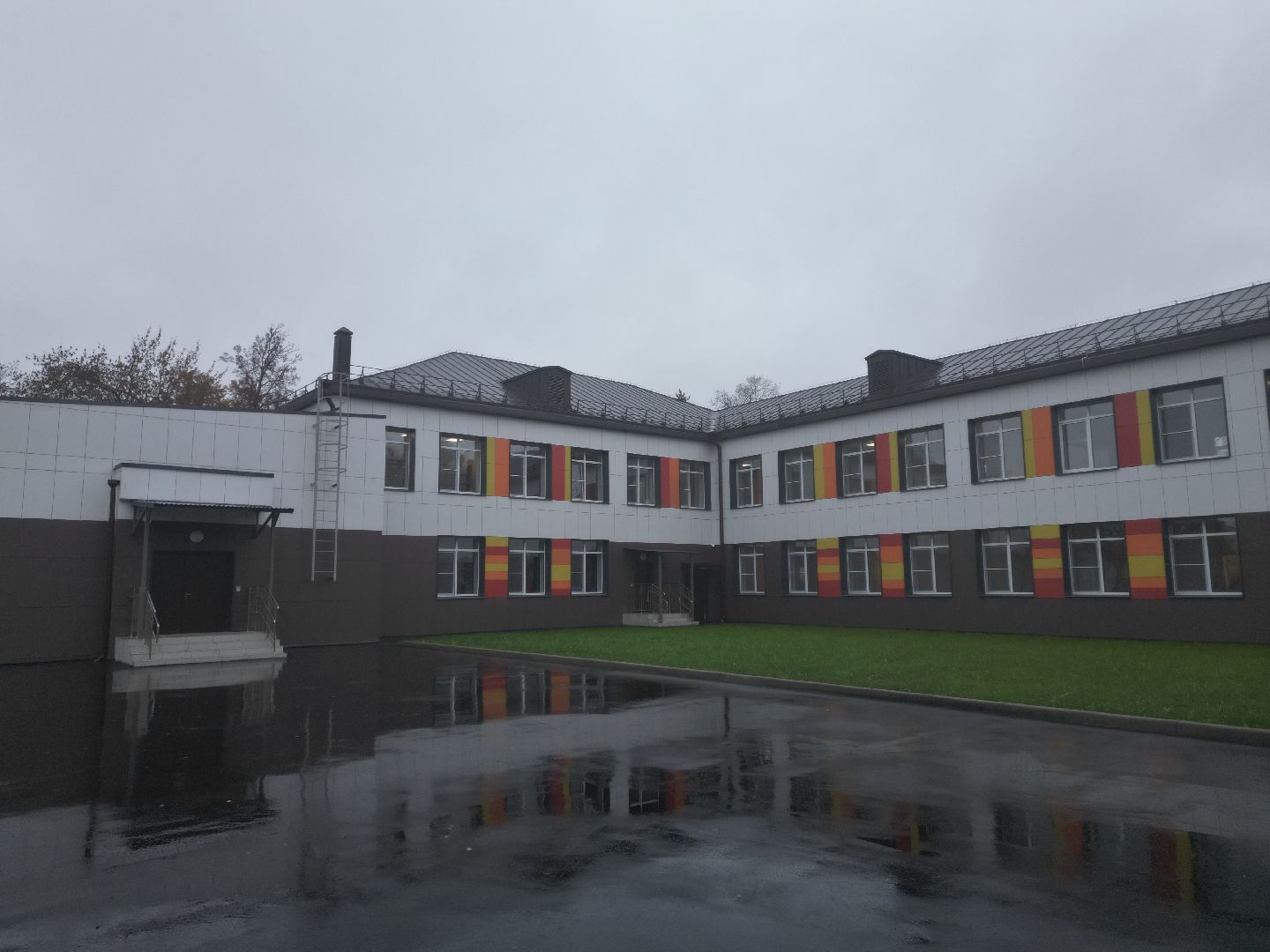 видео с коптера, ремонт школы 24 щелково,