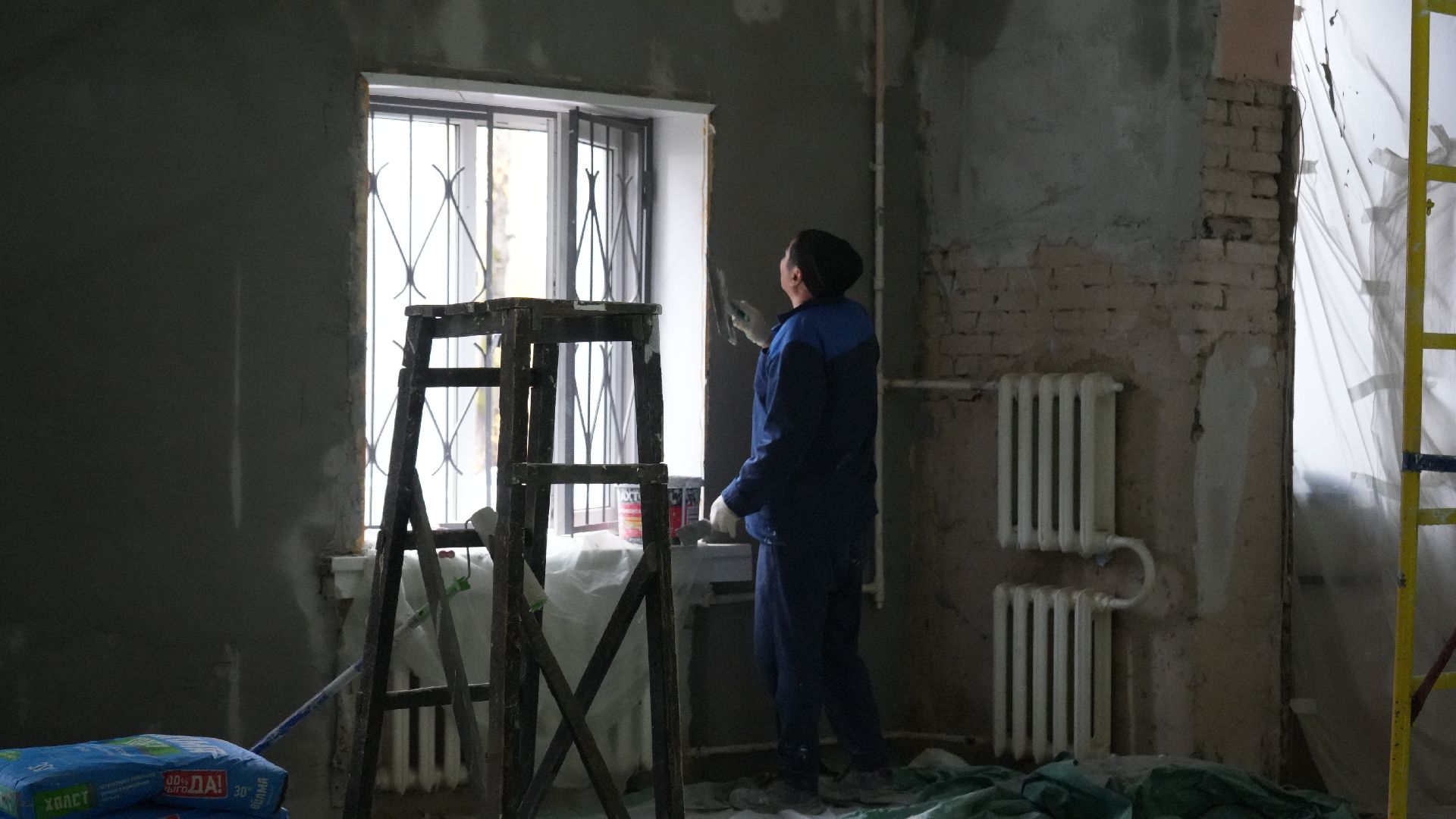 ремонт, библиотека,