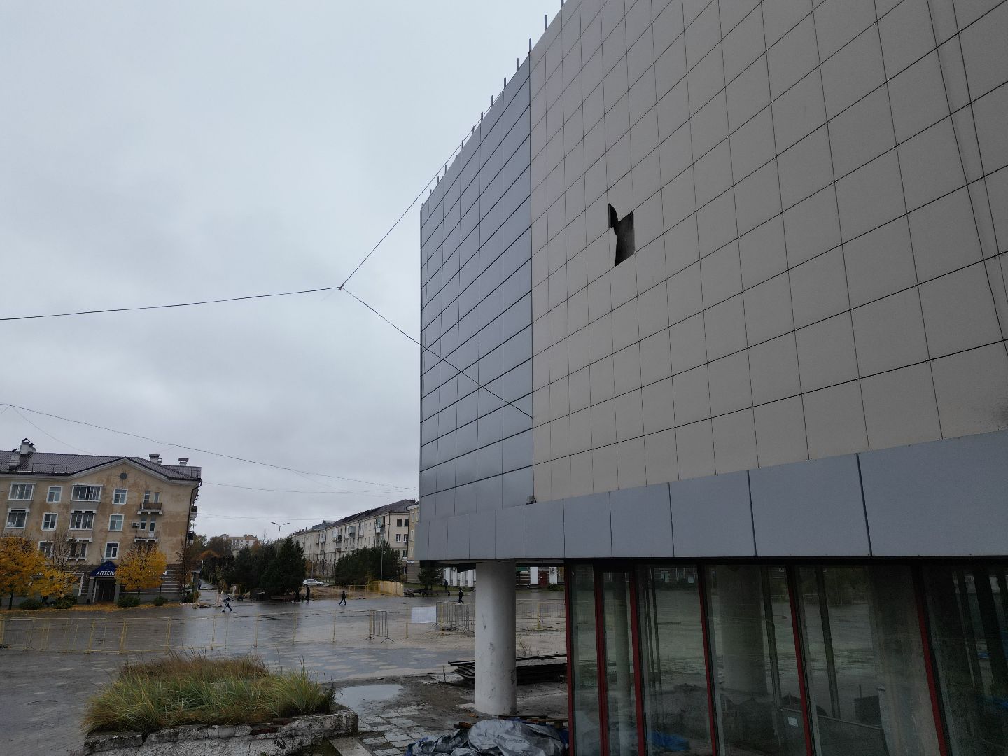 видео с коптера, дом культуры лосино-петровский,