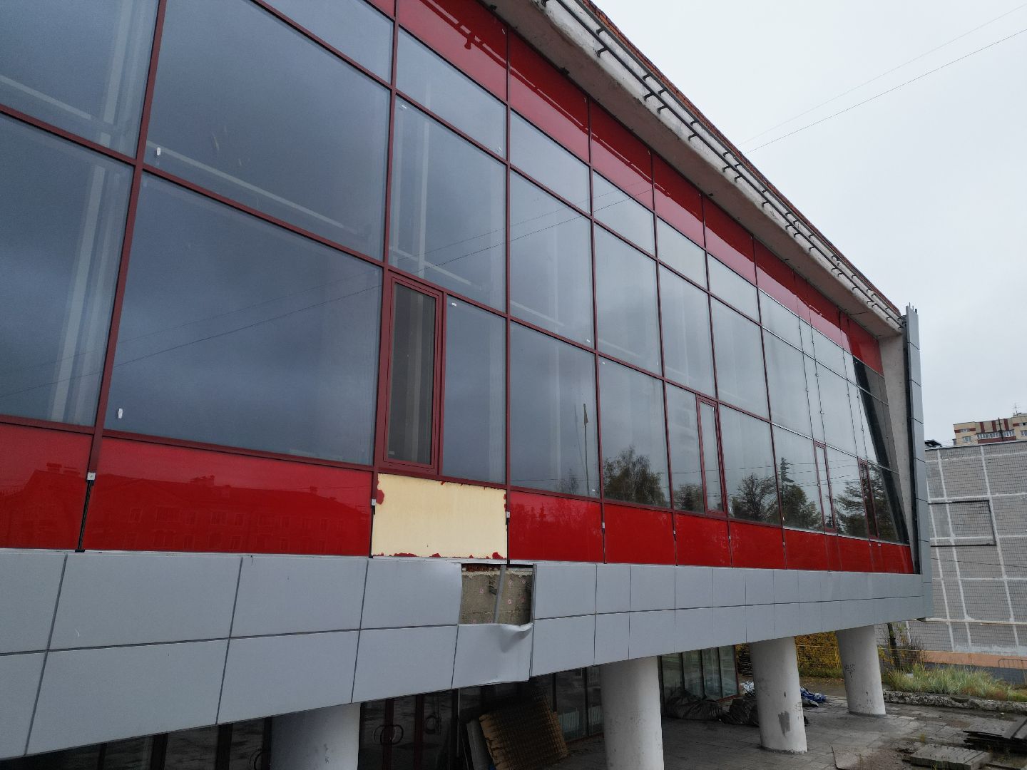 видео с коптера, дом культуры лосино-петровский,