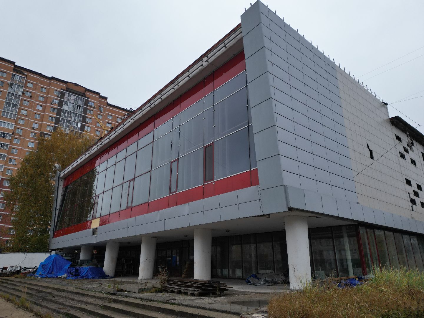 видео с коптера, дом культуры лосино-петровский,