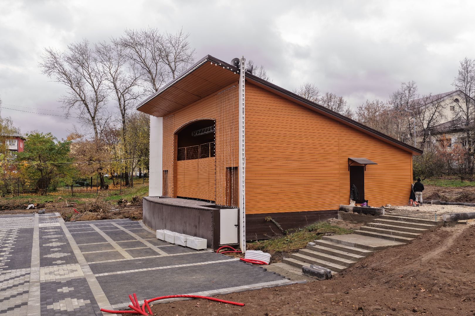 видео с коптера, центральный парк щелково, благоустройство щелково,