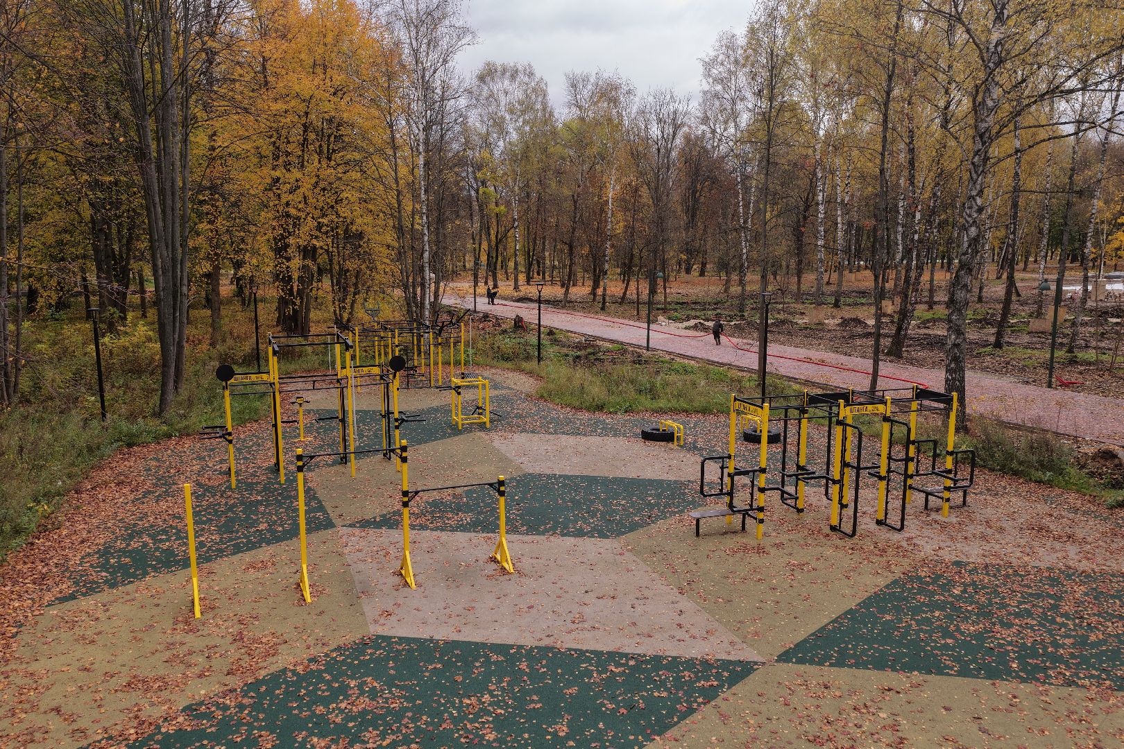 видео с коптера, центральный парк щелково, благоустройство щелково,