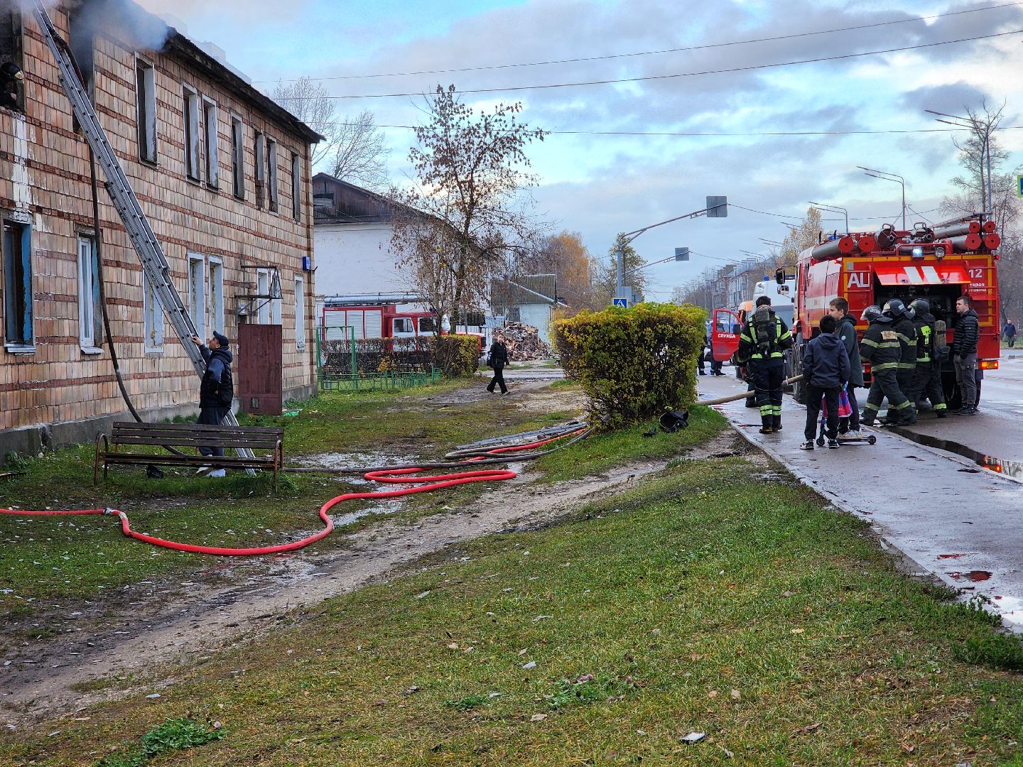 пожар, возгорание,  чп, старая купавна, богородский городской округ,