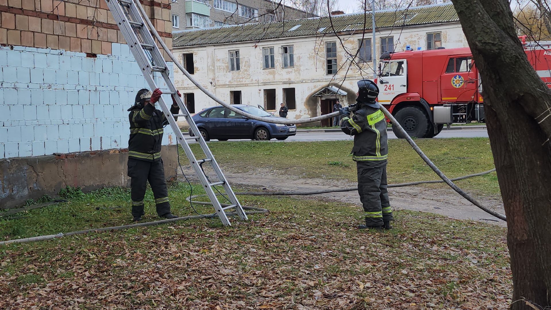 пожар, возгорание,  чп, старая купавна, богородский городской округ,