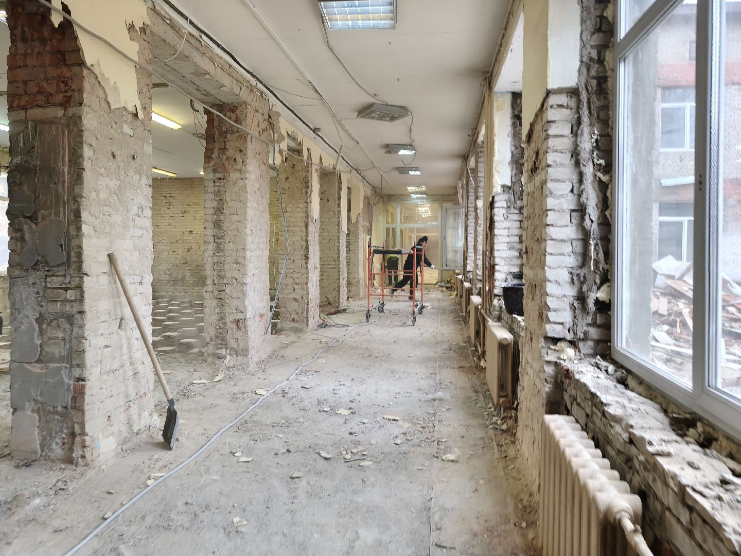 одинцовский округ, часцы, ремонт школы,