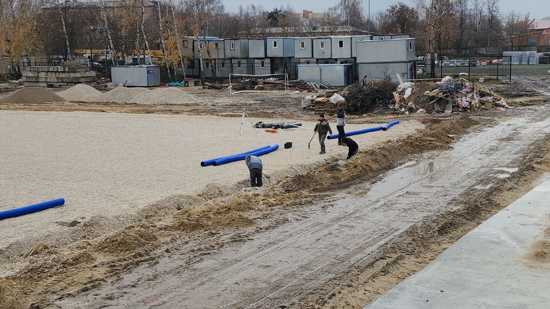 луховицы, стадион спартак, строительство, реконструкция стадиона,