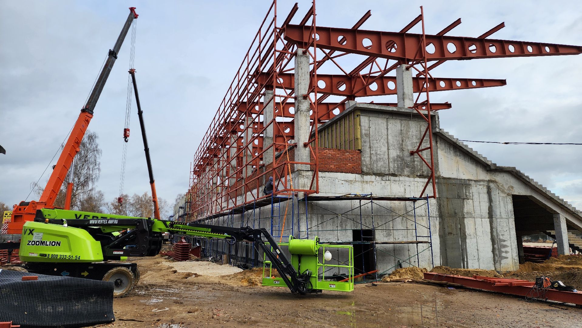 луховицы, стадион спартак, строительство, реконструкция стадиона,