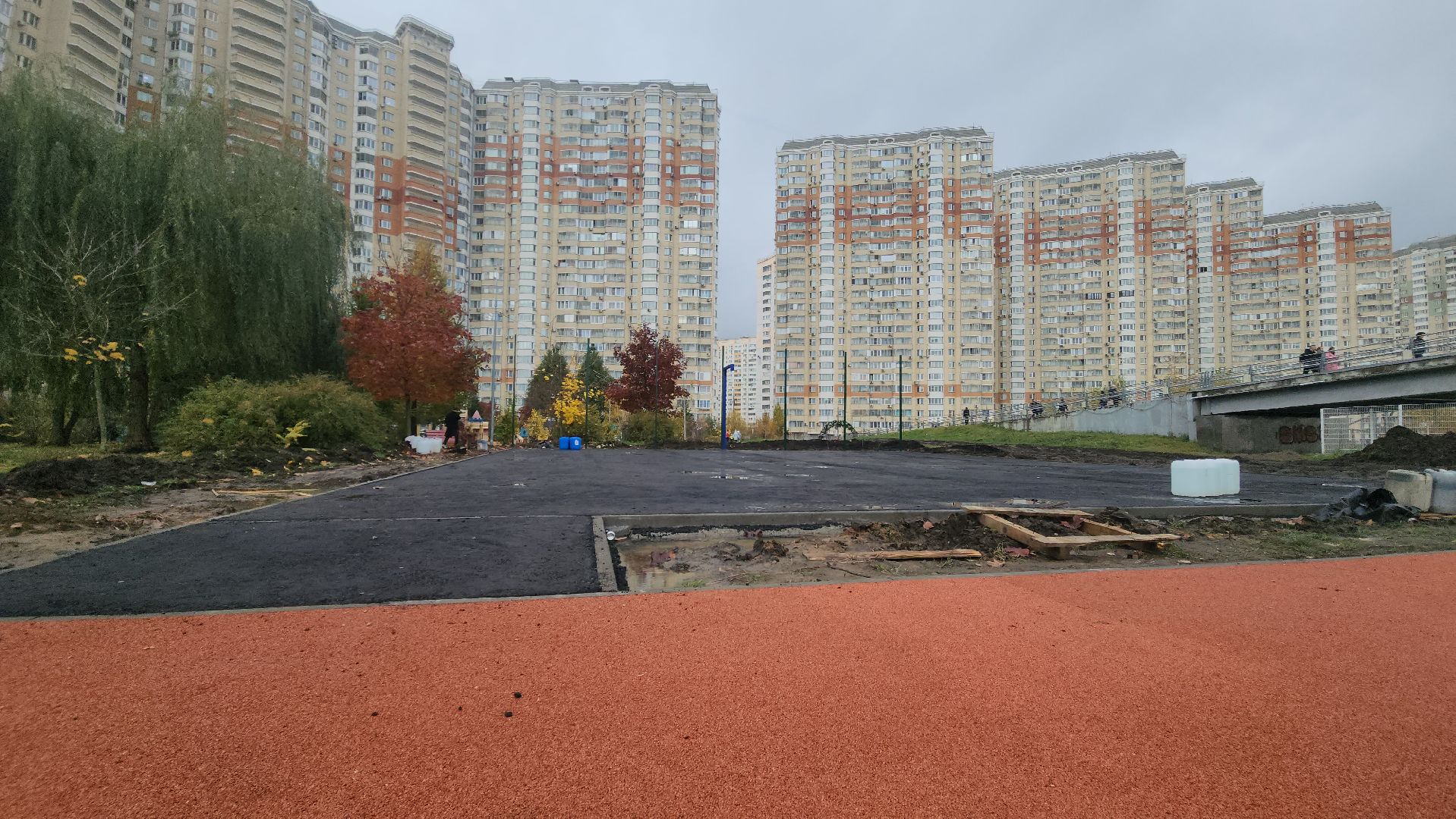 благоустройство, спортивная площадка, павшинская пойма,