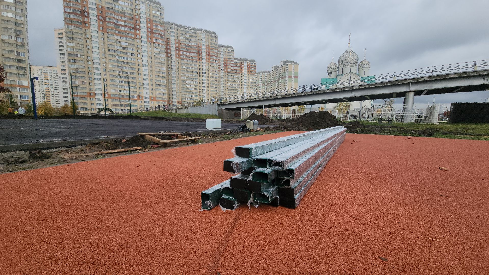 благоустройство, спортивная площадка, павшинская пойма,