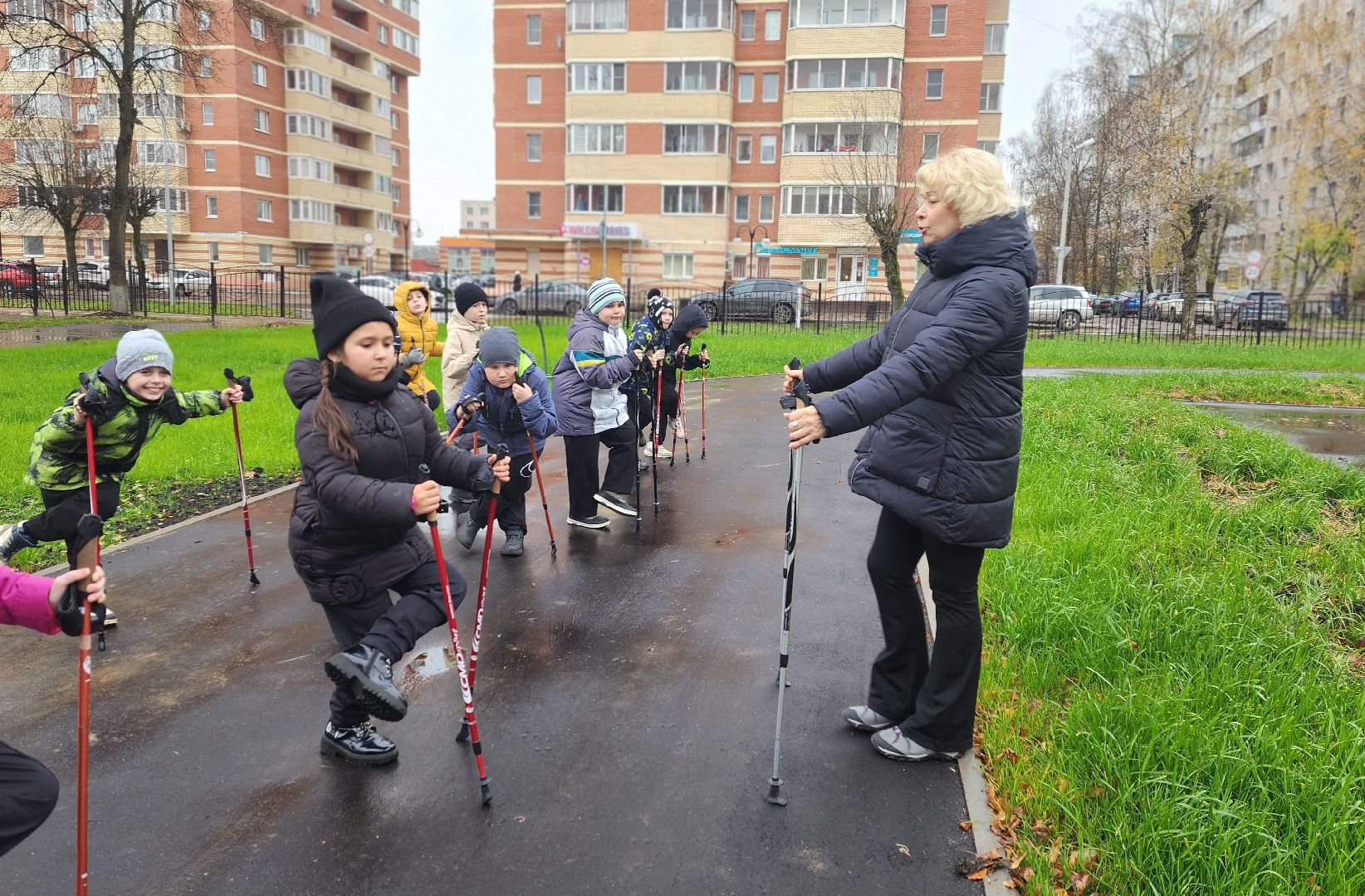 клин, лицей им менделеева, скандинавская ходьба, туризм, краеведение ,