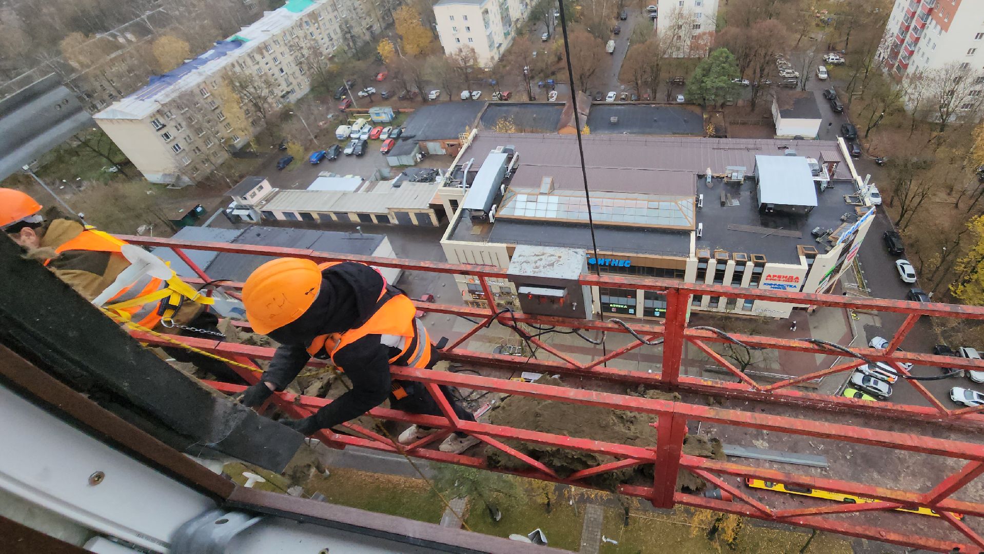 прилет, красногорск, ремонт фасада,