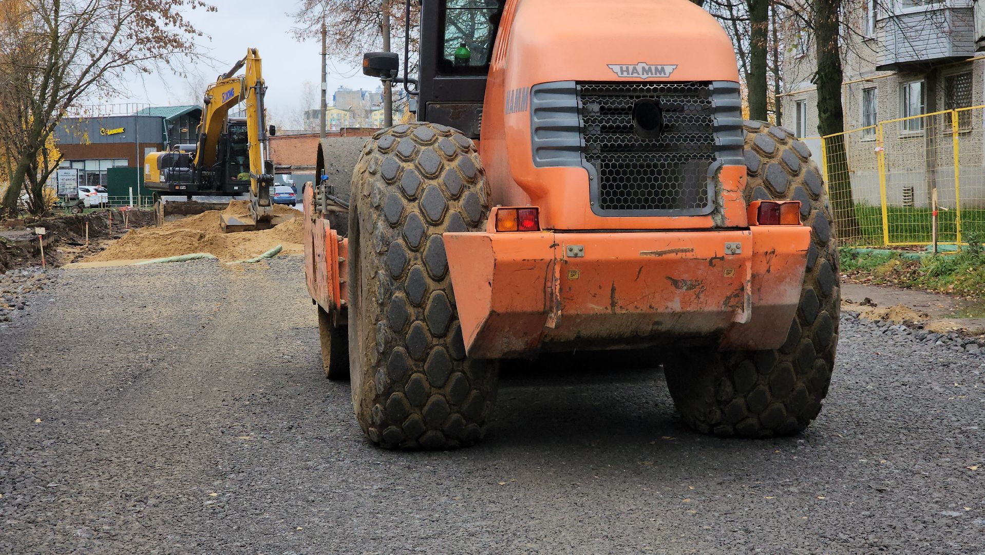 Ремонт дороги, Лобня, Асфальтирование ,