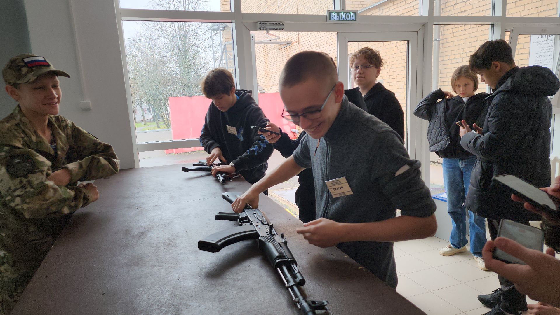 юнармеец, щёлково, молодежный форум, сборка автомата,