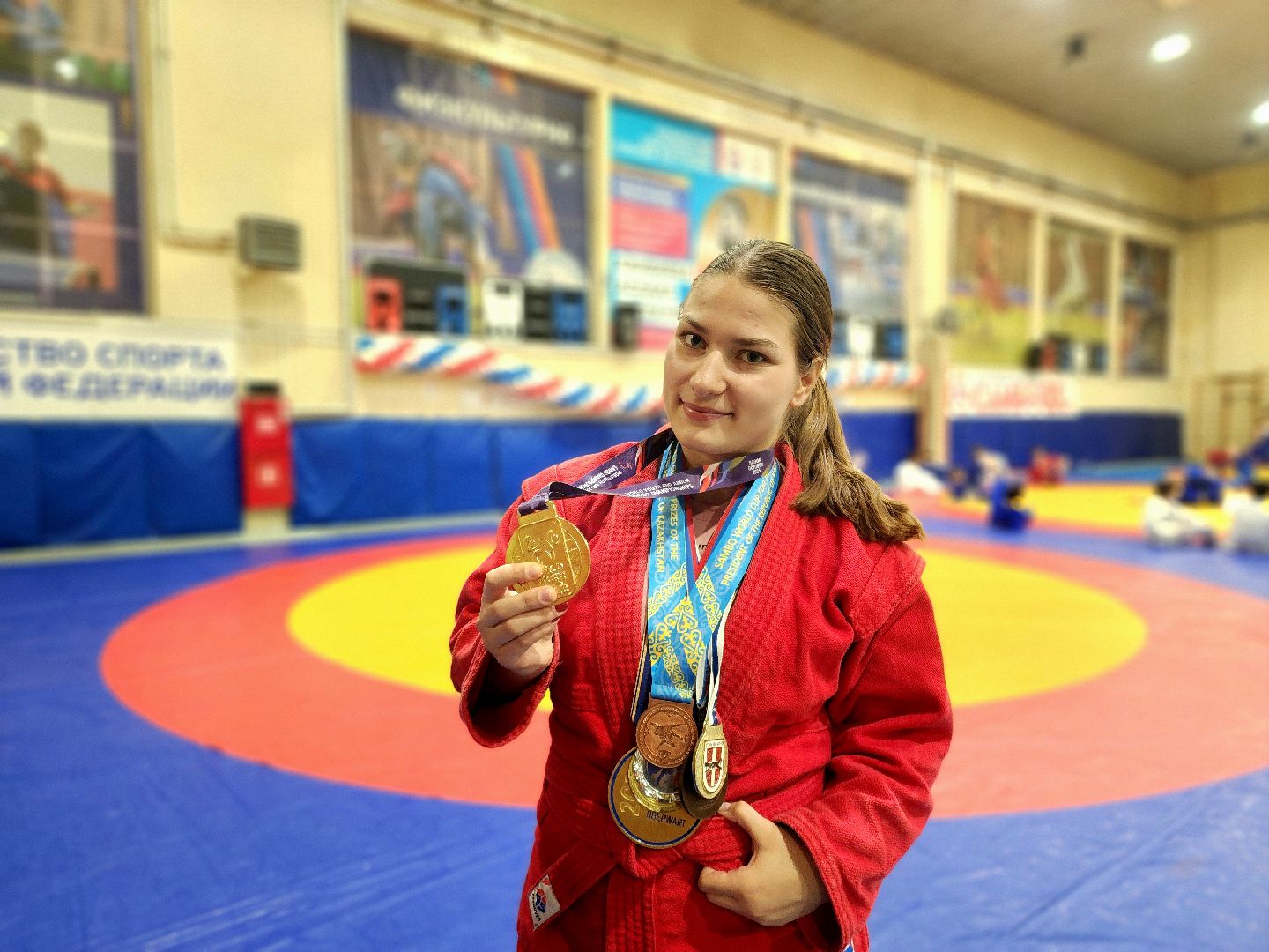 спорт, самбо, первенство мира, золотая медаль,