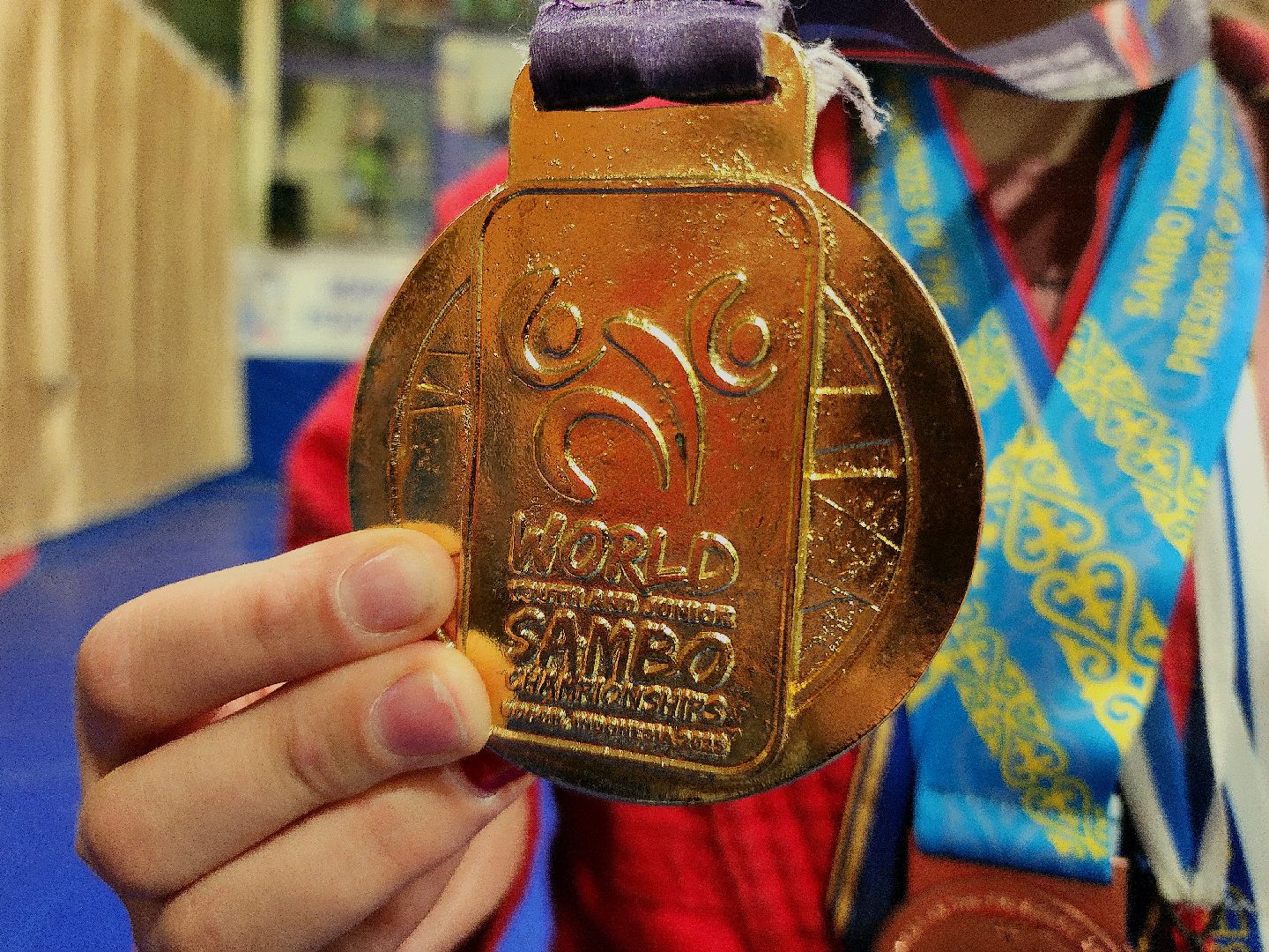 спорт, самбо, первенство мира, золотая медаль,