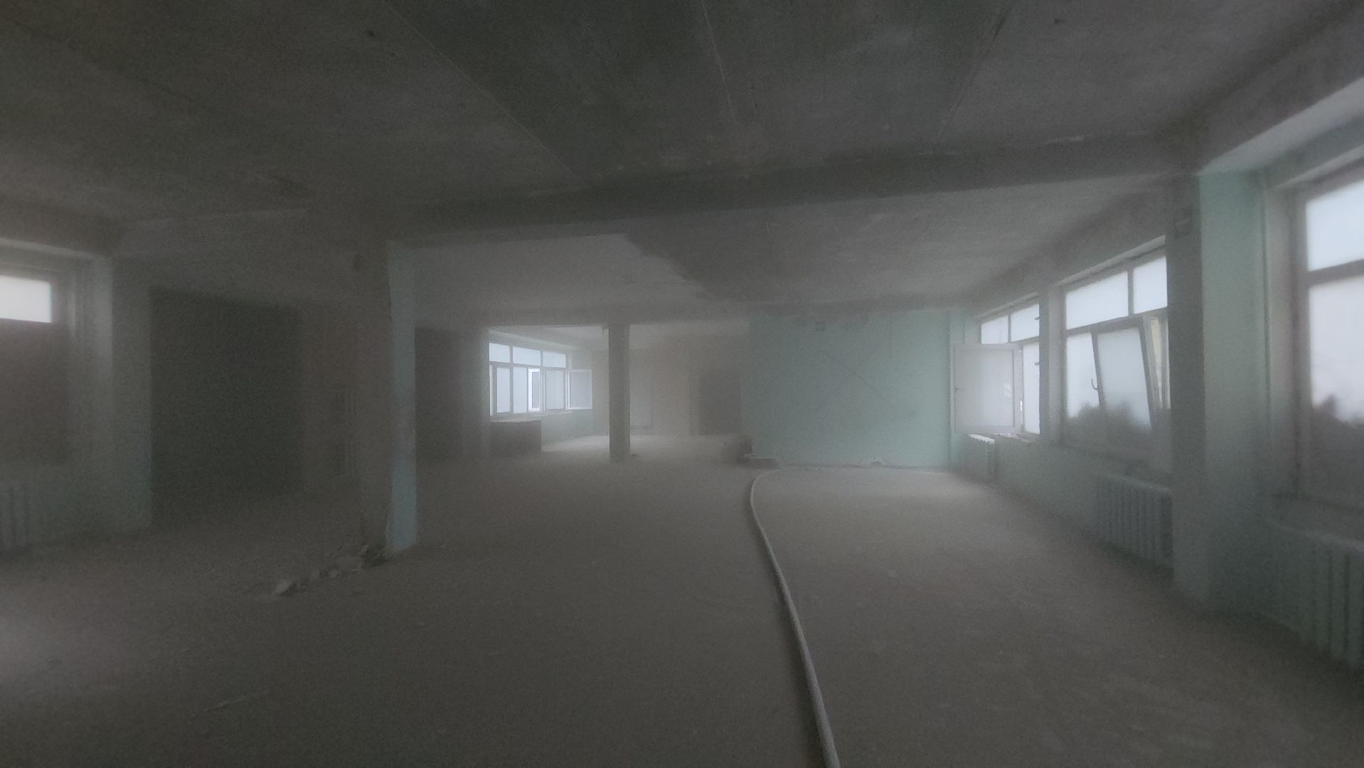 Пескоструйная очистка, Ремонт школы, капитальный  ремонт, Школа, Лобня,