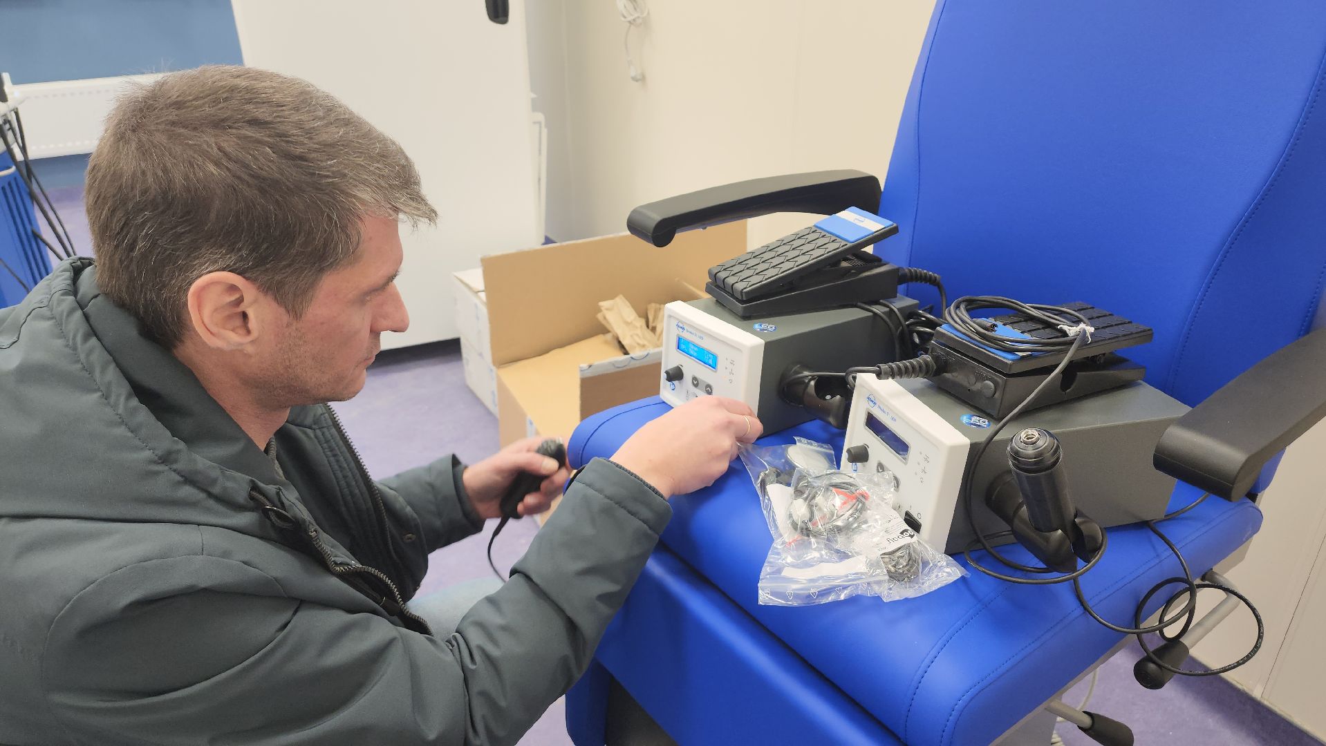 Люберцы, строительство, новая поликлиника, лор-врач, лор-комбайн, новое оборудование,