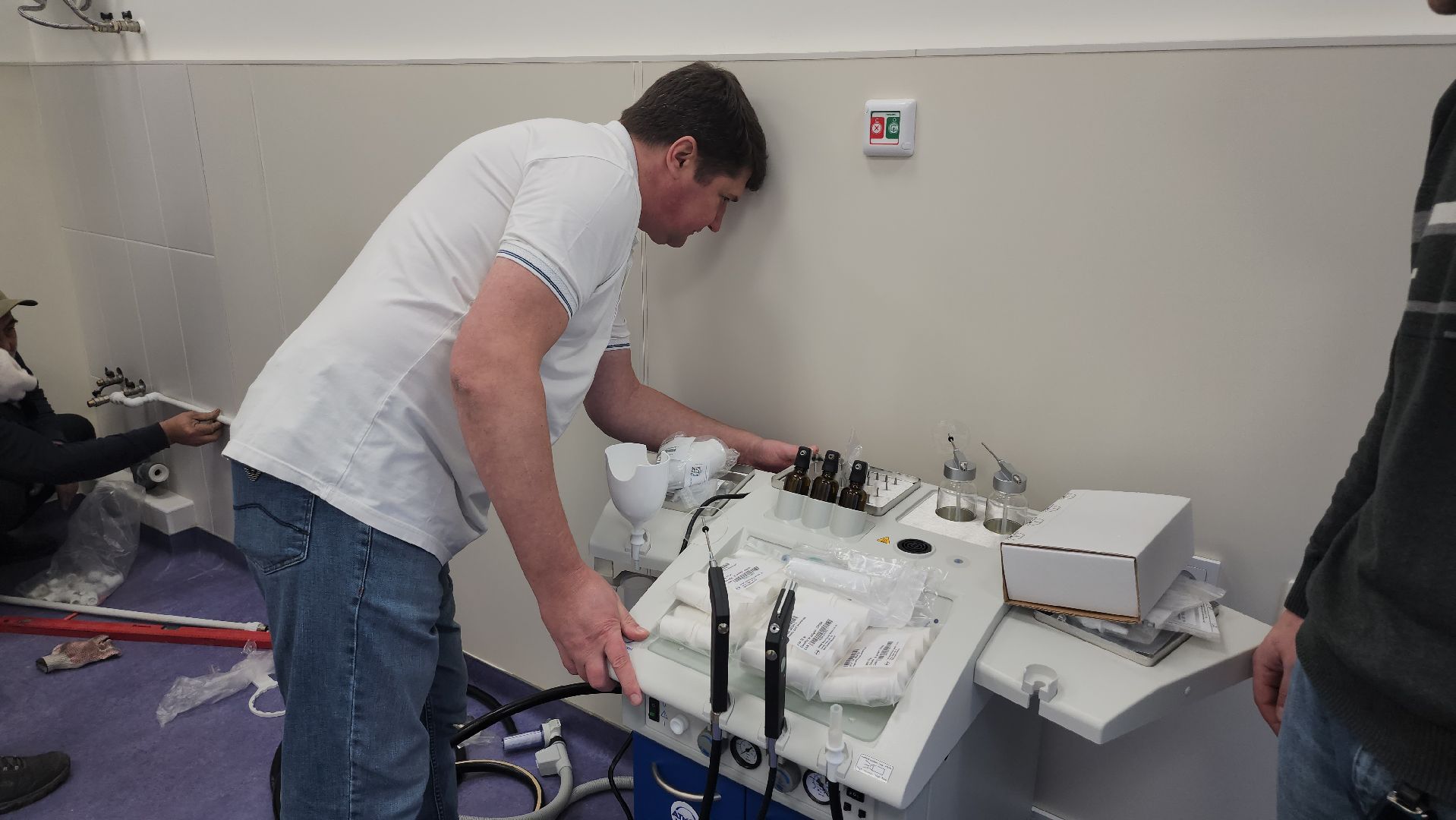 Люберцы, строительство, новая поликлиника, лор-врач, лор-комбайн, новое оборудование,