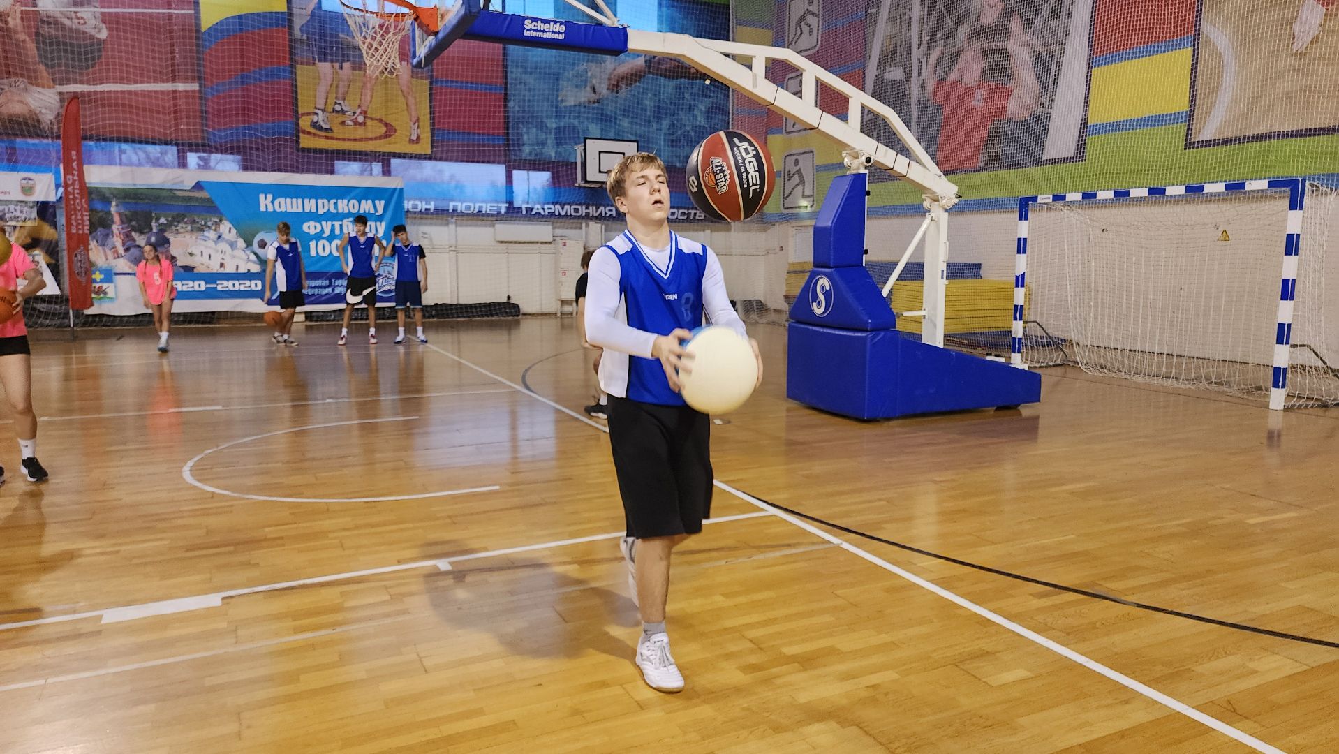 кашира, спорт, школьная лига, баскетбол, мастер-класс, тренер, олимпийский чемпион,