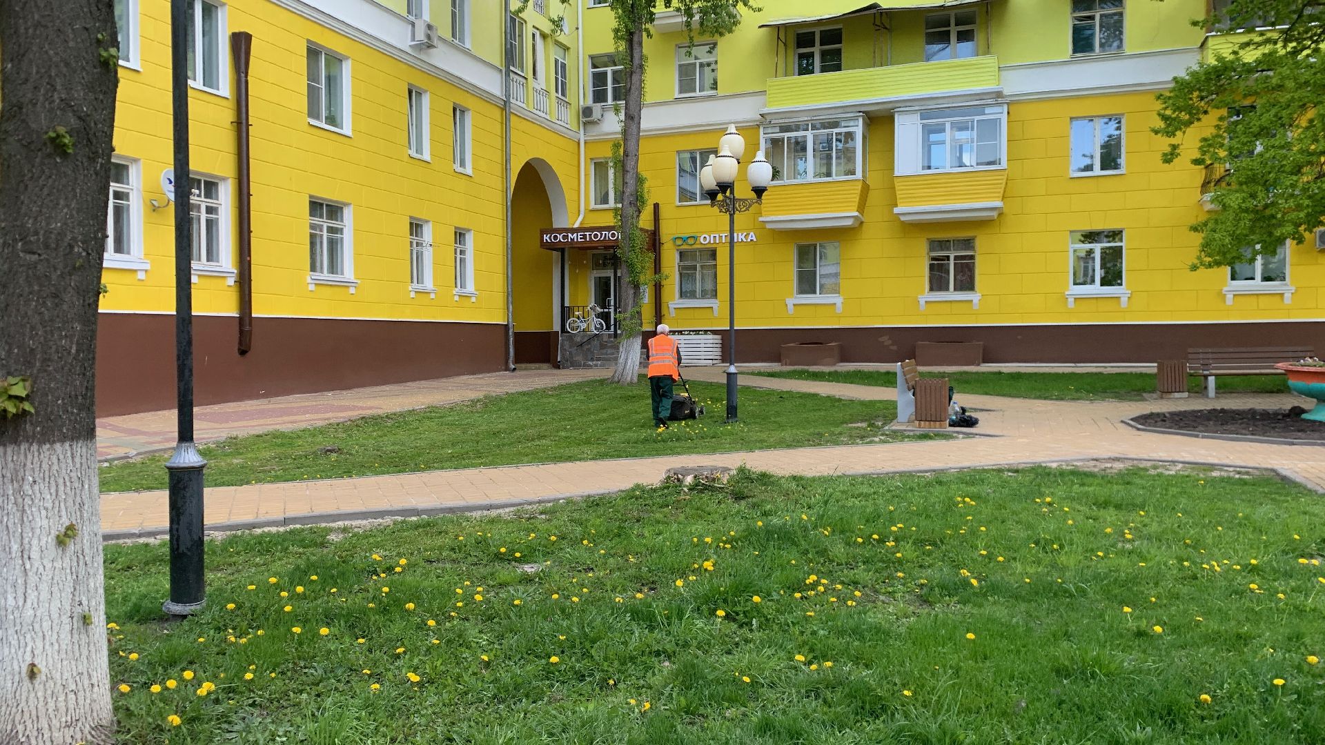 Ступино, газоны, благоустройство