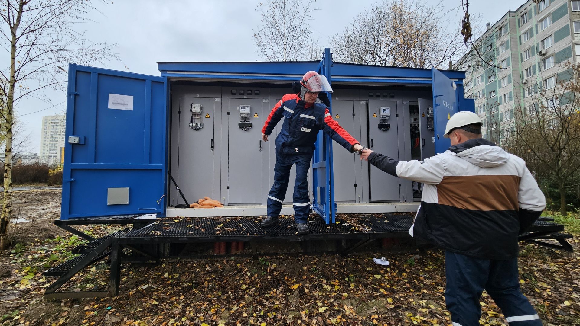долгопрудный, гимназия 13, гимназия 13 в долгопрудном,  россети, россети московский регион, электроэнергия, электричество,