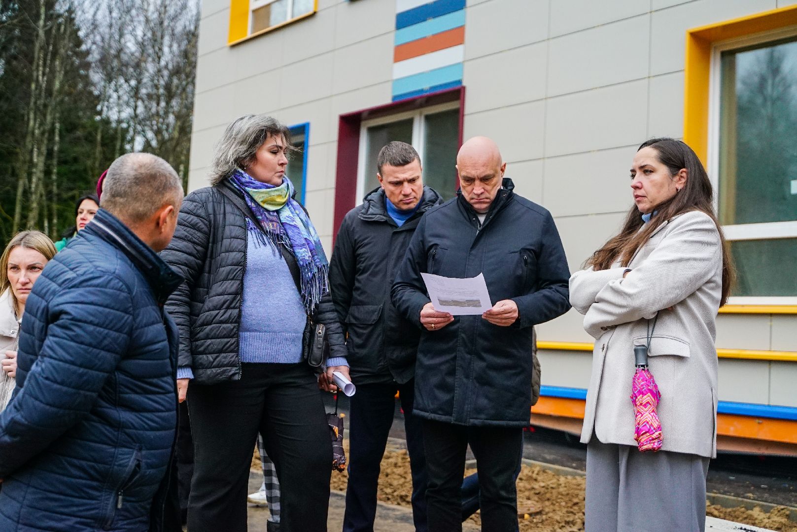 стройка, детсад, школа,