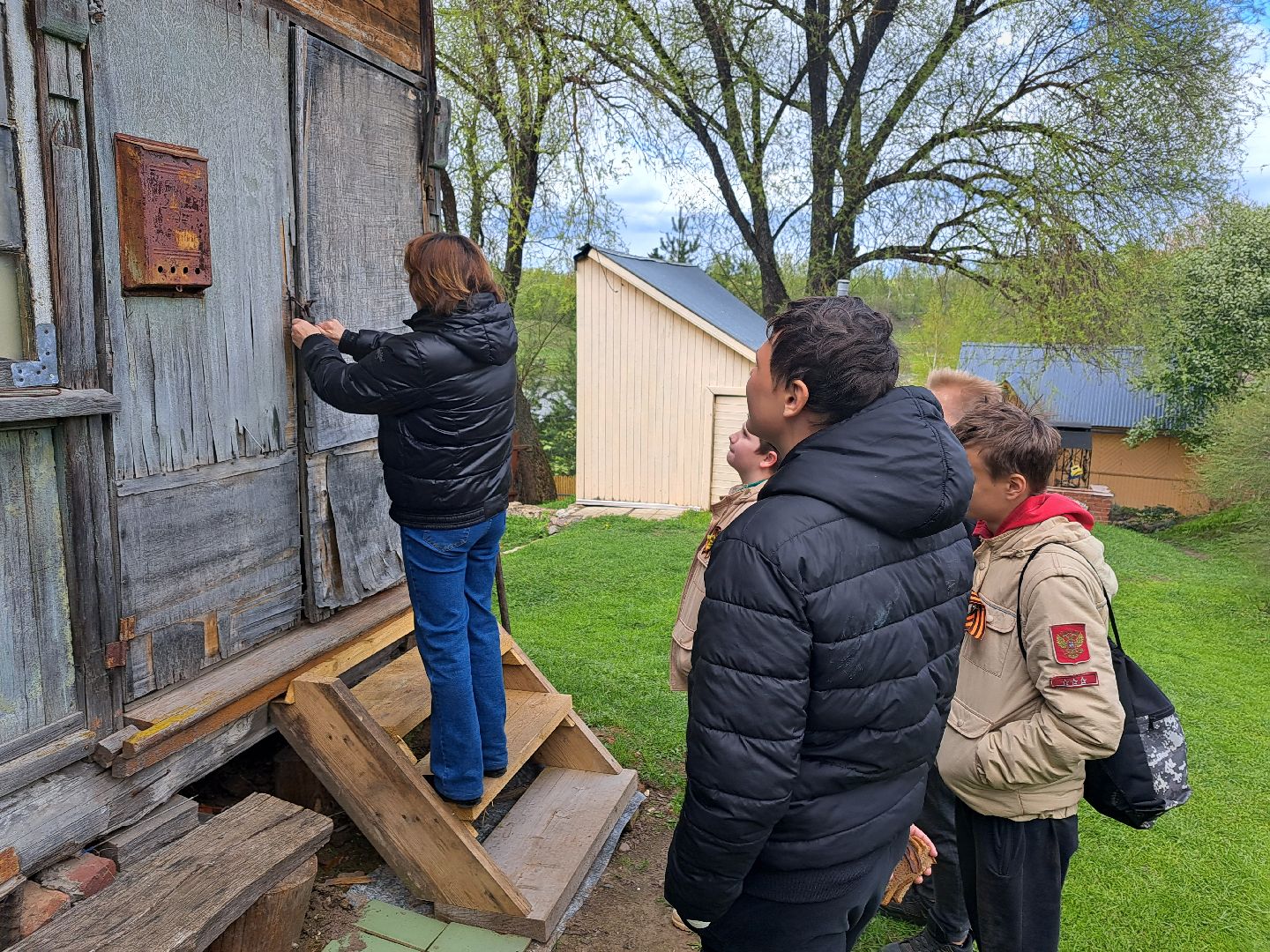 Рузский городской округ, Старониколаево, Кожинская школа, чайная, история