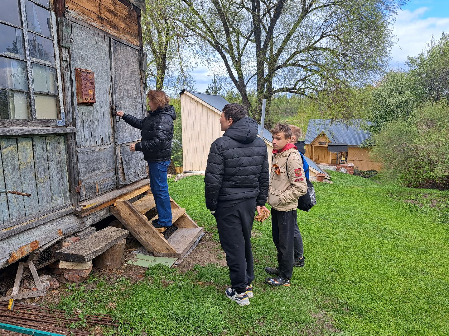 Рузский городской округ, Старониколаево, Кожинская школа, чайная, история