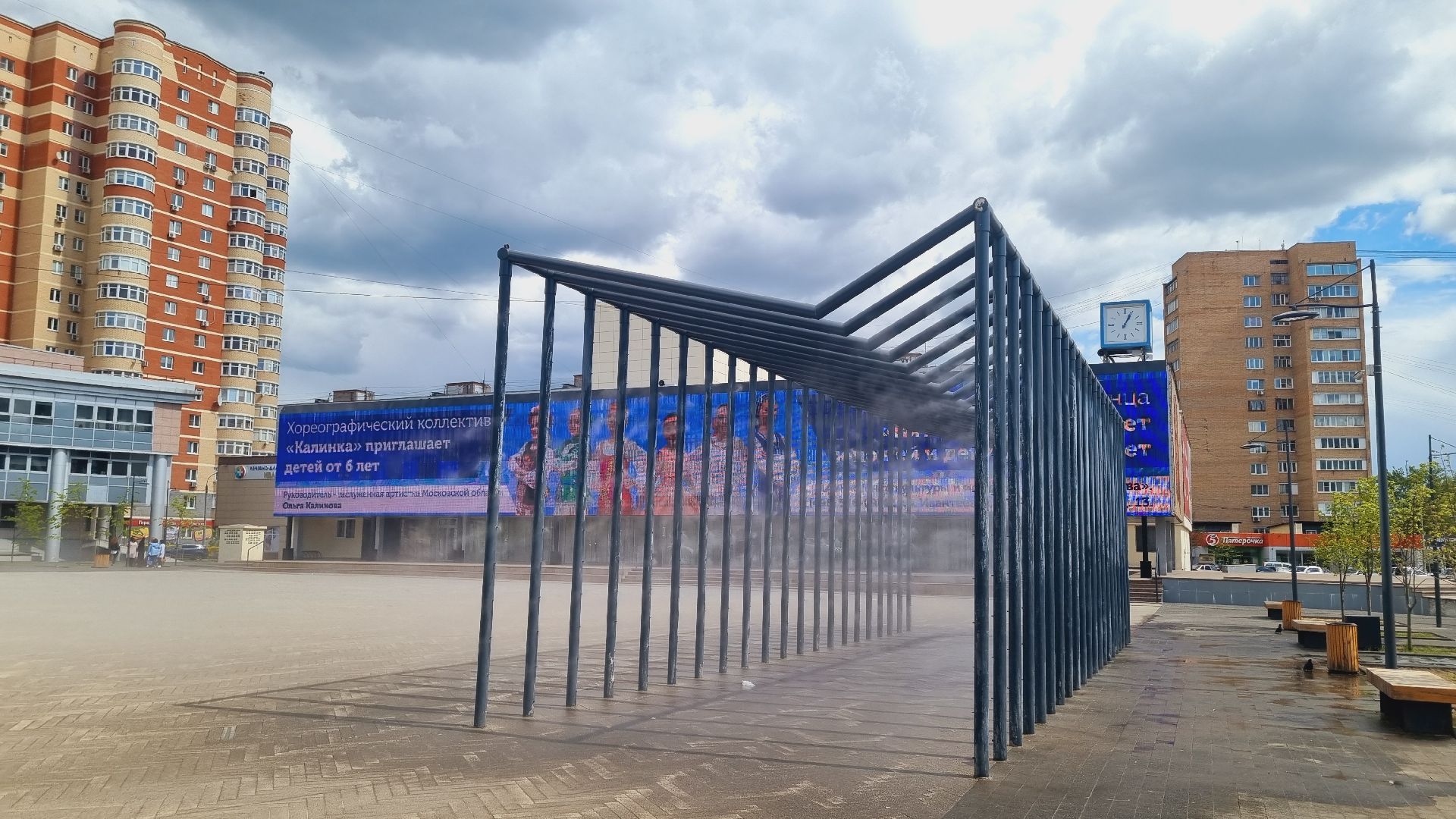 Подмосковье, Ивантеевка, фонтан