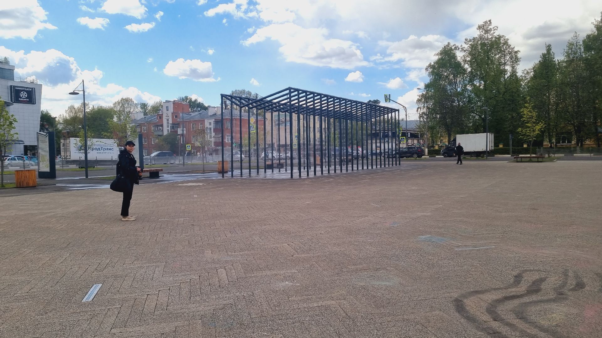 Подмосковье, Ивантеевка, фонтан