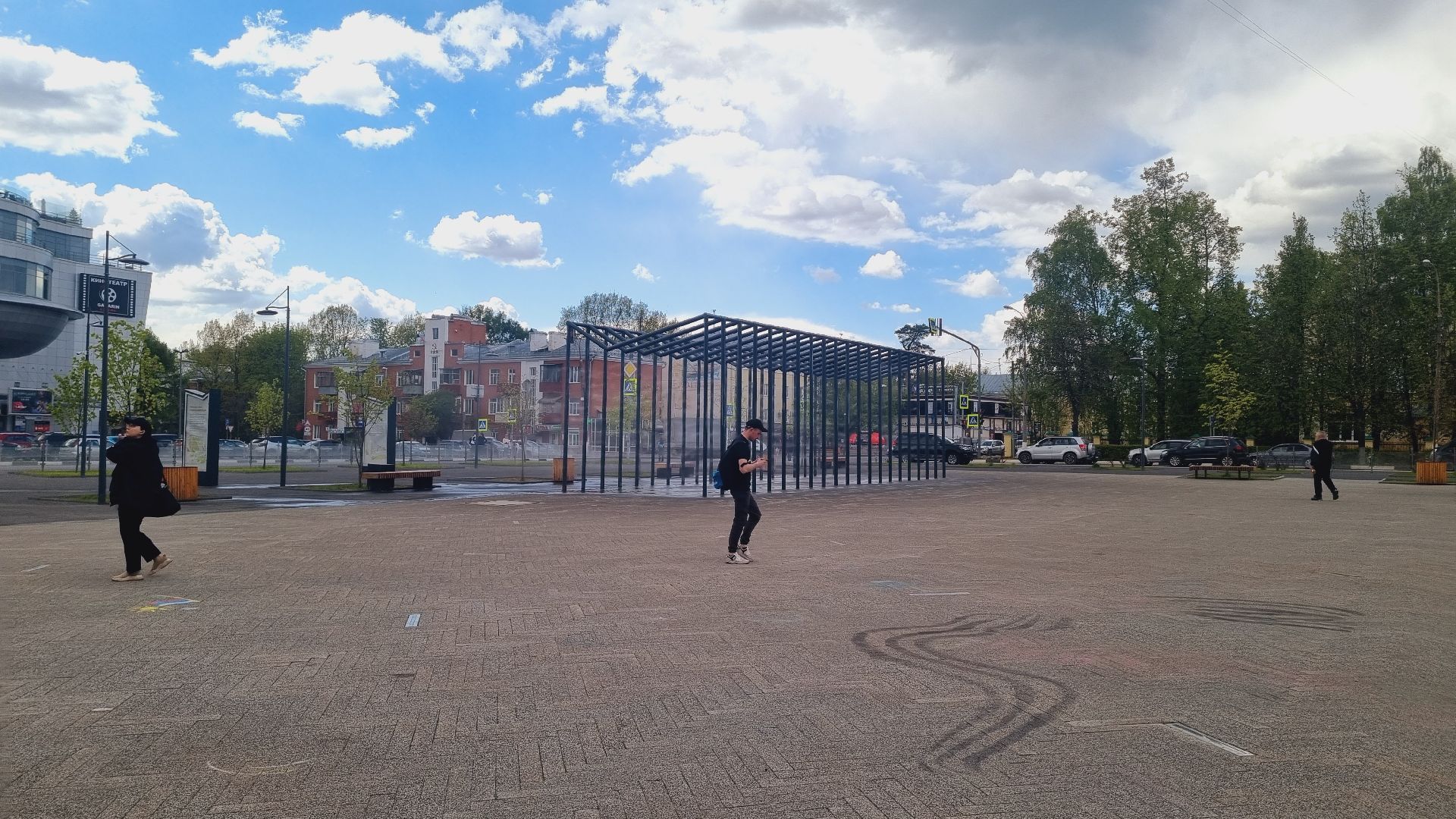 Подмосковье, Ивантеевка, фонтан