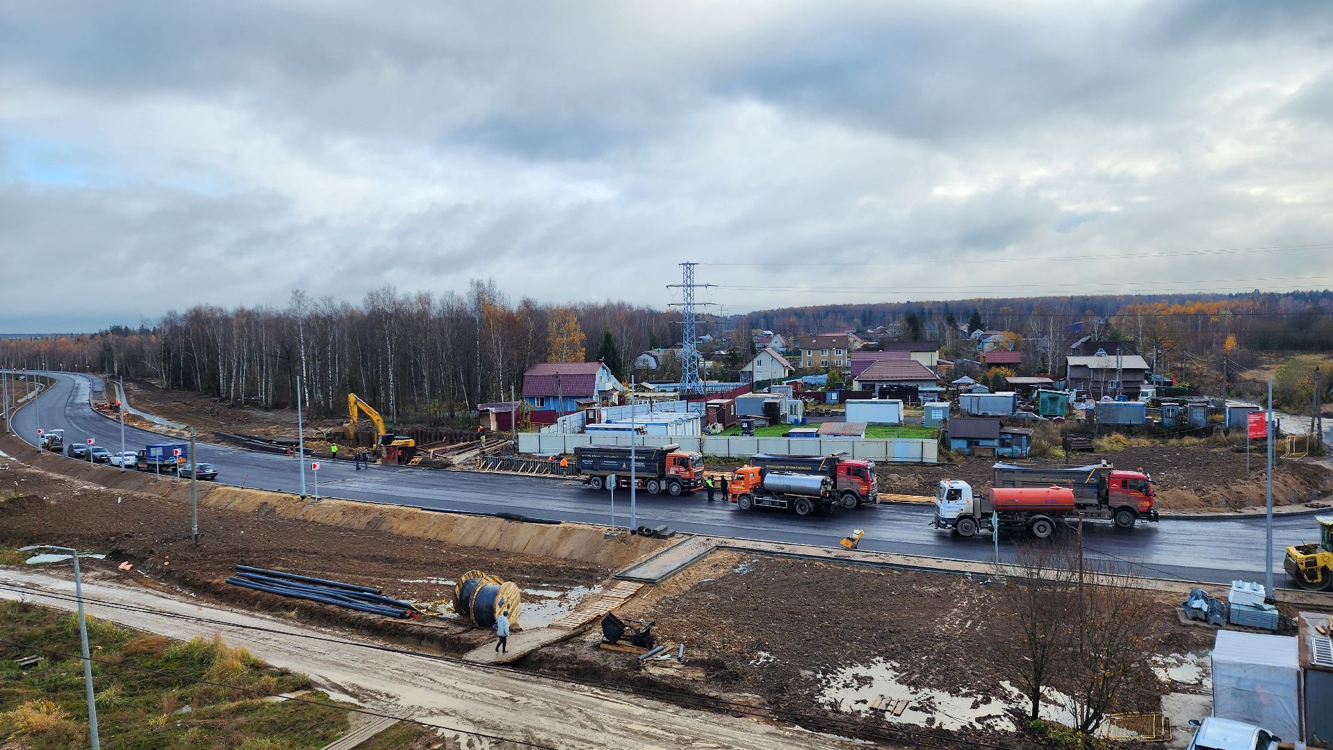 северный подъезд, Дорога, автомобильная дорога, Лобня,