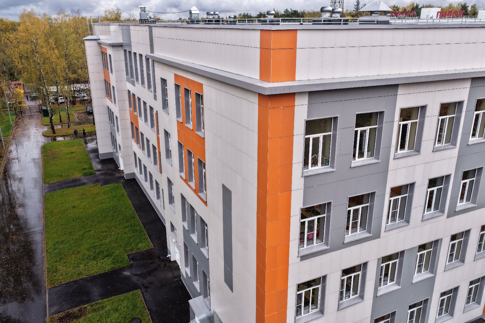 видео с коптера, лицей 14, лицей 14 в щелкове,