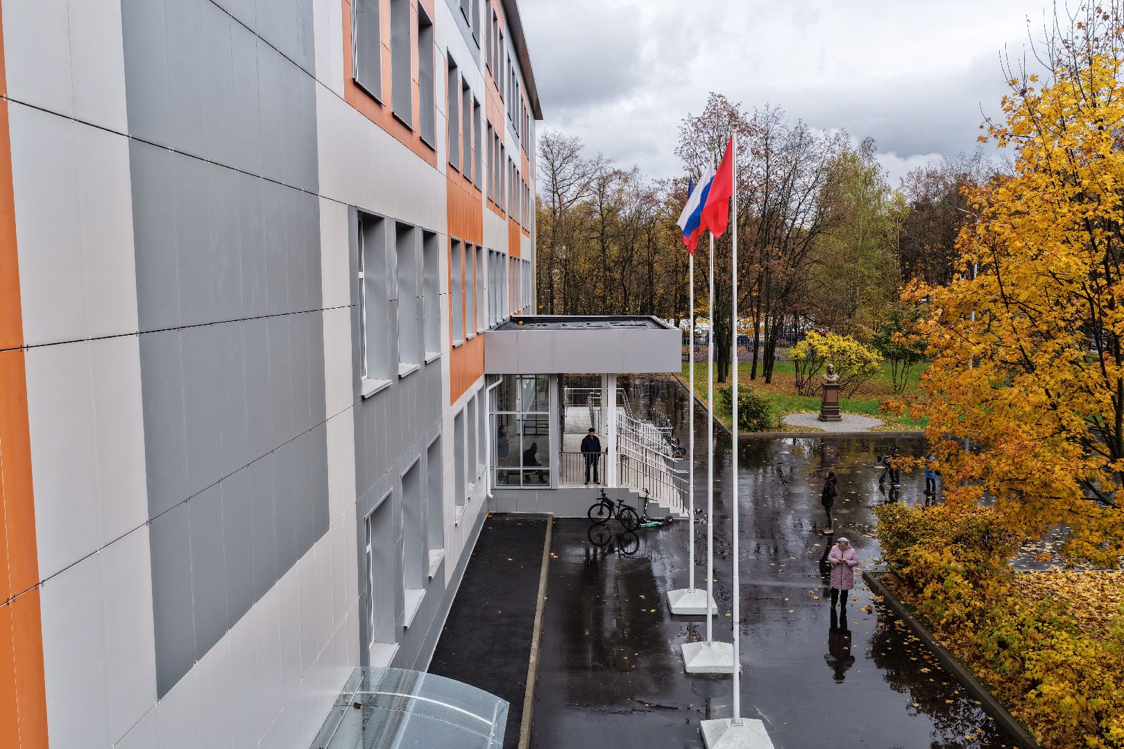 видео с коптера, лицей 14, лицей 14 в щелкове,