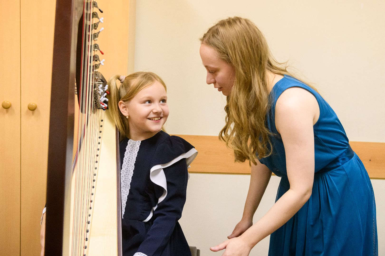 культура, образование, детская музыкальная школа, лыткарино, новый предмет, арфа, молодой педагог,