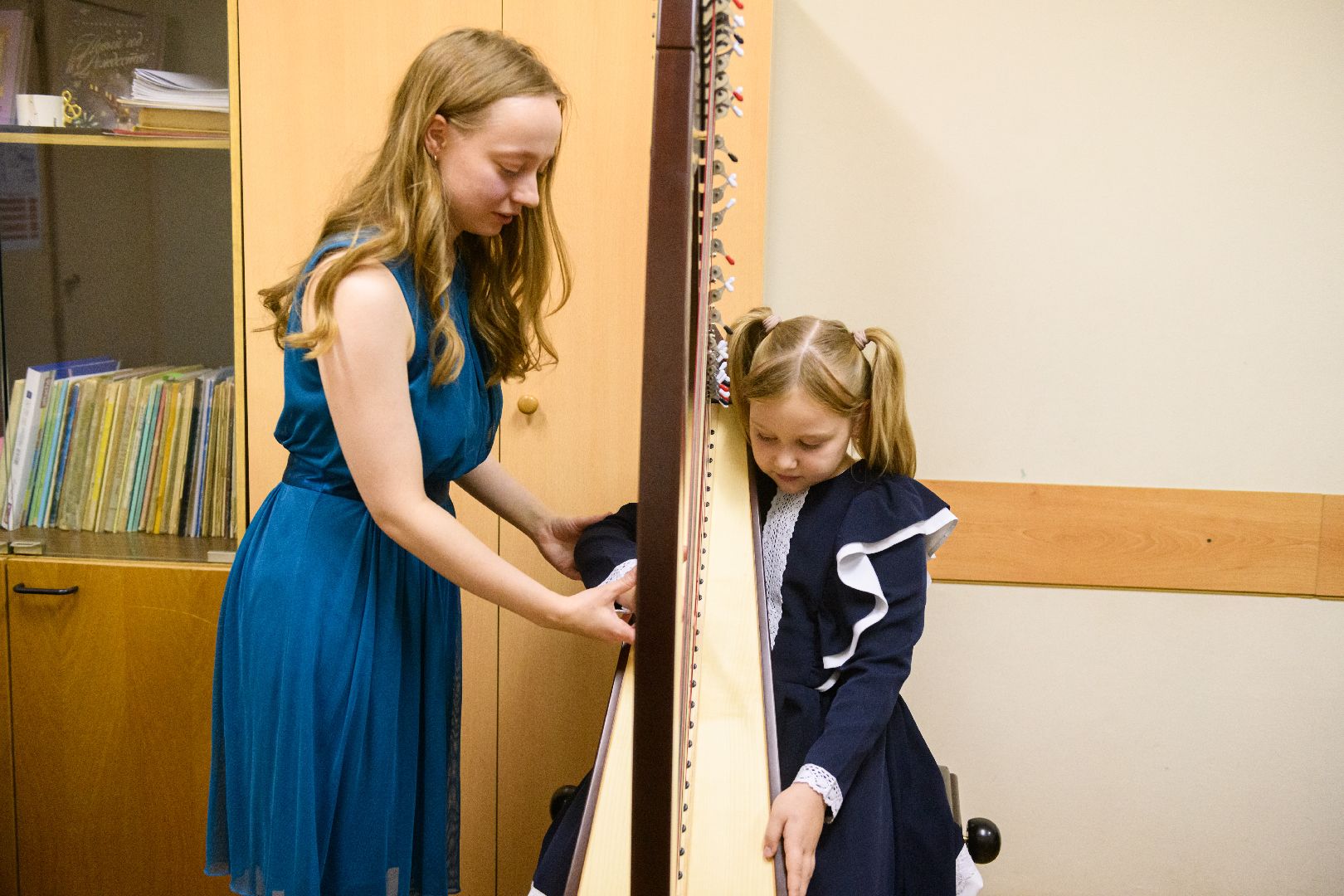 культура, образование, детская музыкальная школа, лыткарино, новый предмет, арфа, молодой педагог,