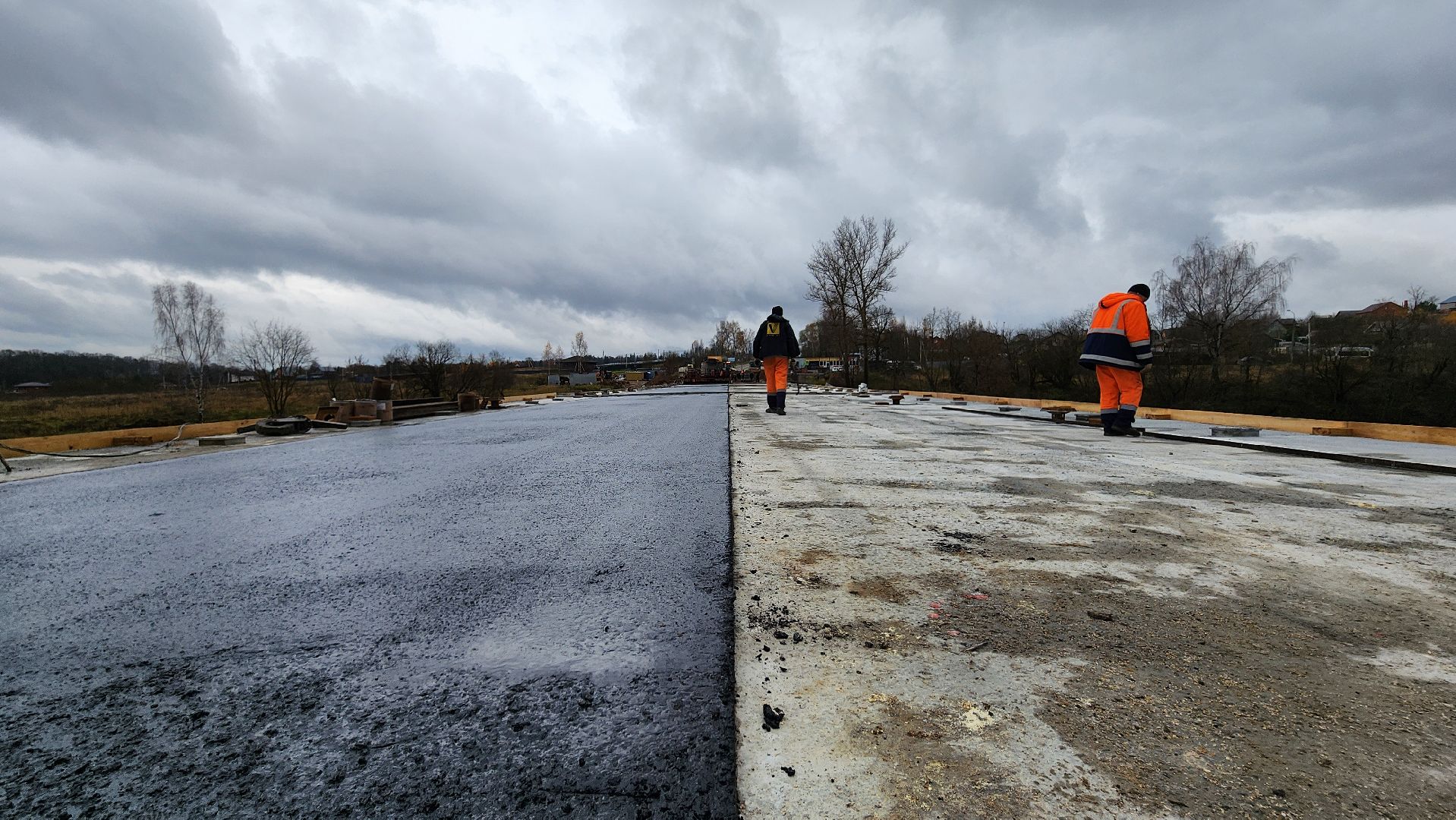 Руза, Ремонт моста, Поречье, Дороги,