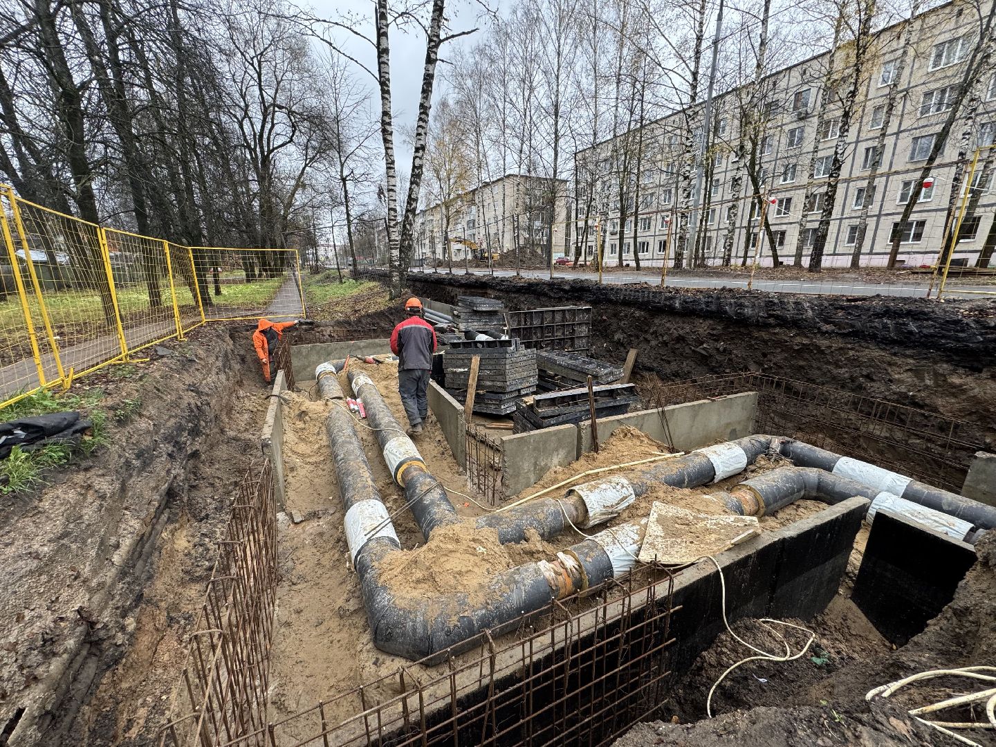 Сергиево-Посадский городской округ, Хотьково, теплотрасса,
