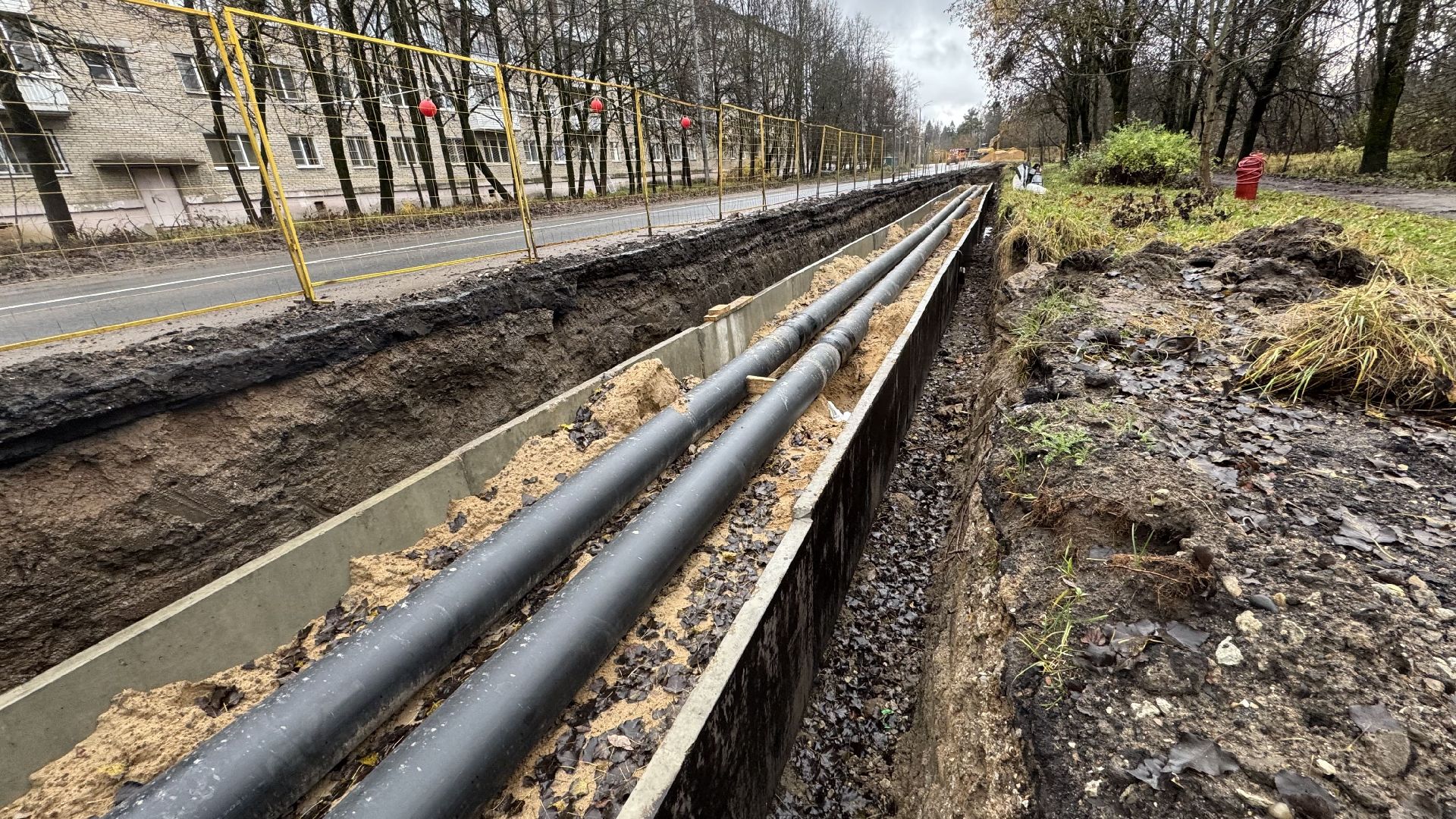 Сергиево-Посадский городской округ, Хотьково, теплотрасса,