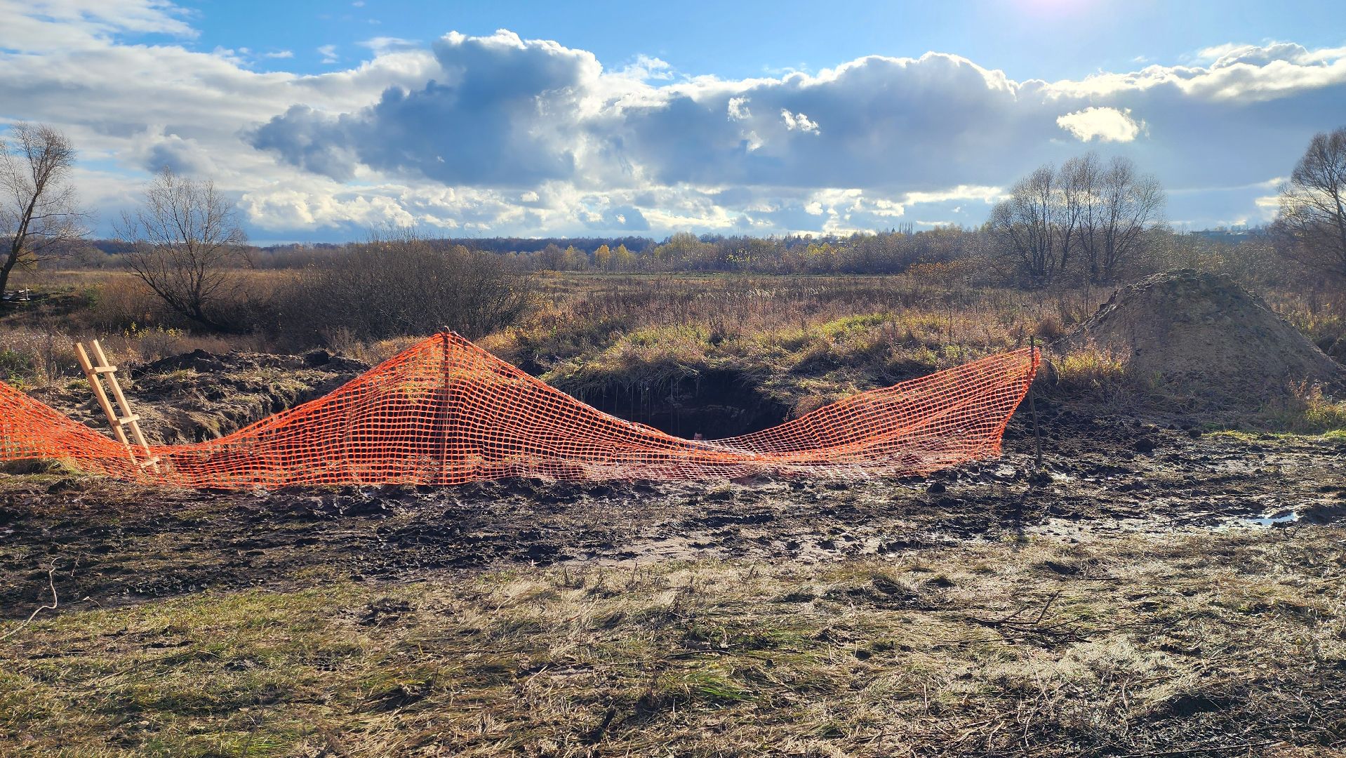 луховицы, Слемские Борки, пожарный пруд, благоустройство,