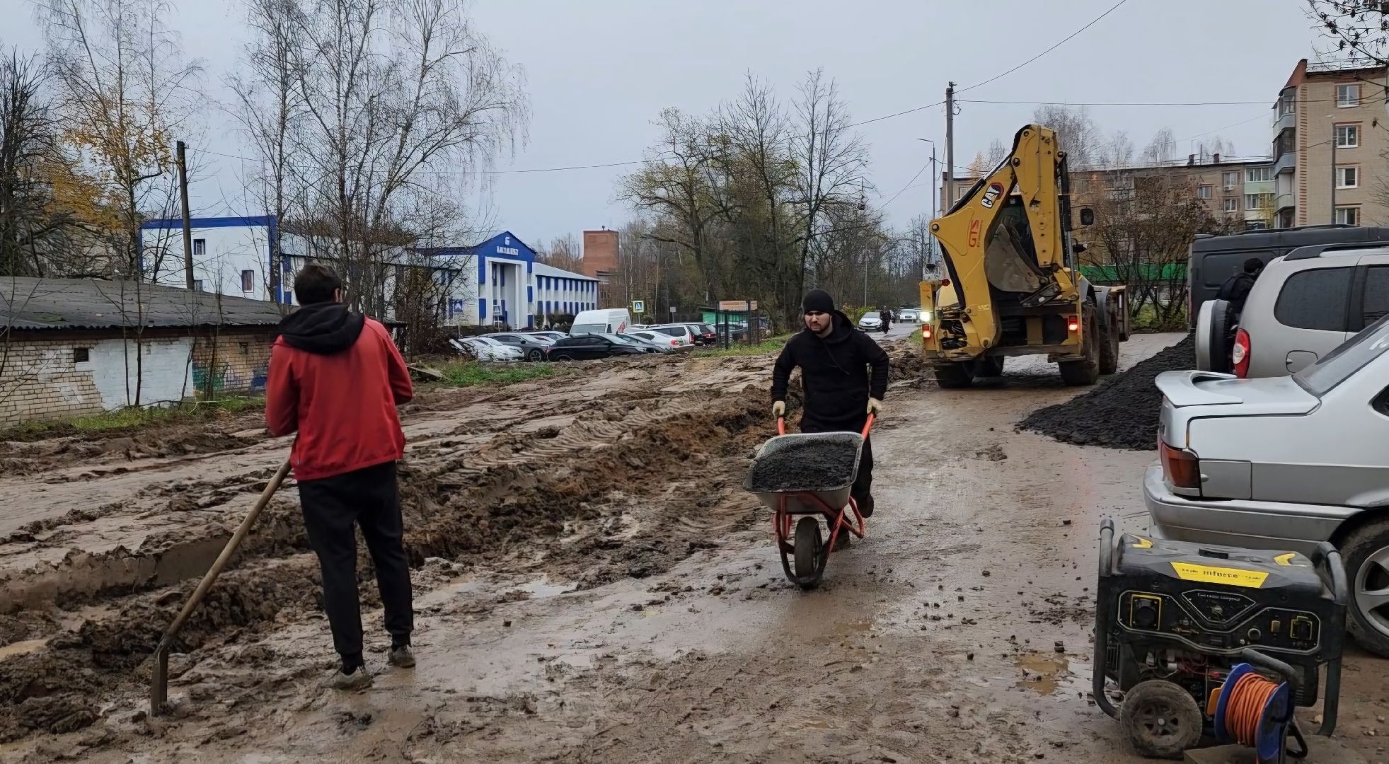 красноармейск, городской округ пушкинский,  пешеходный маршрут,благоустройство , ремонт теплотрассы,