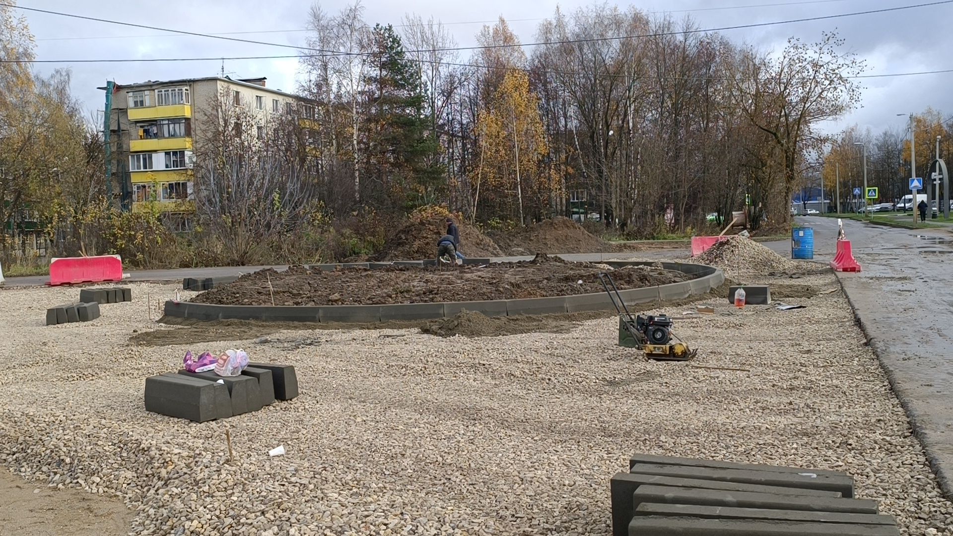 дорога, парк, лобня,