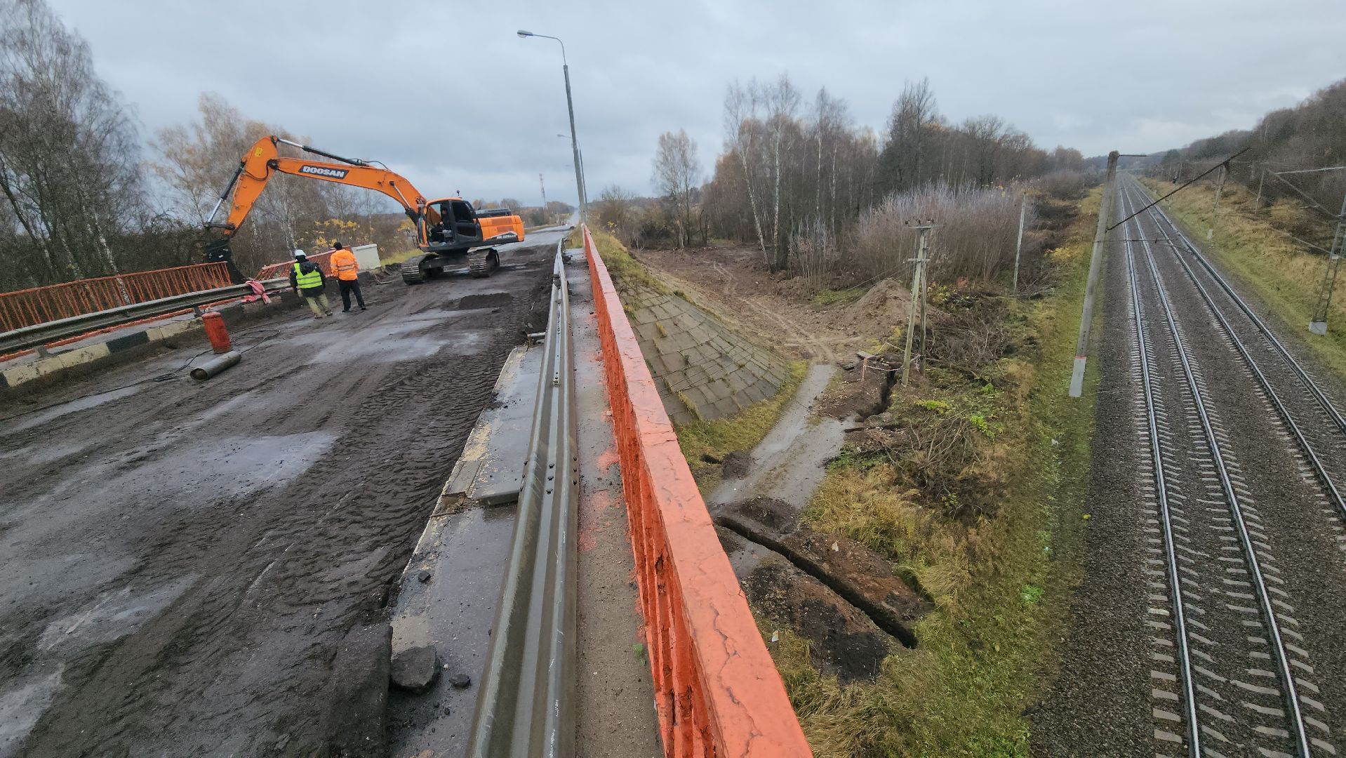 серпухов, деревня лукино под серпуховом, ремонт путепровода в серпухове,