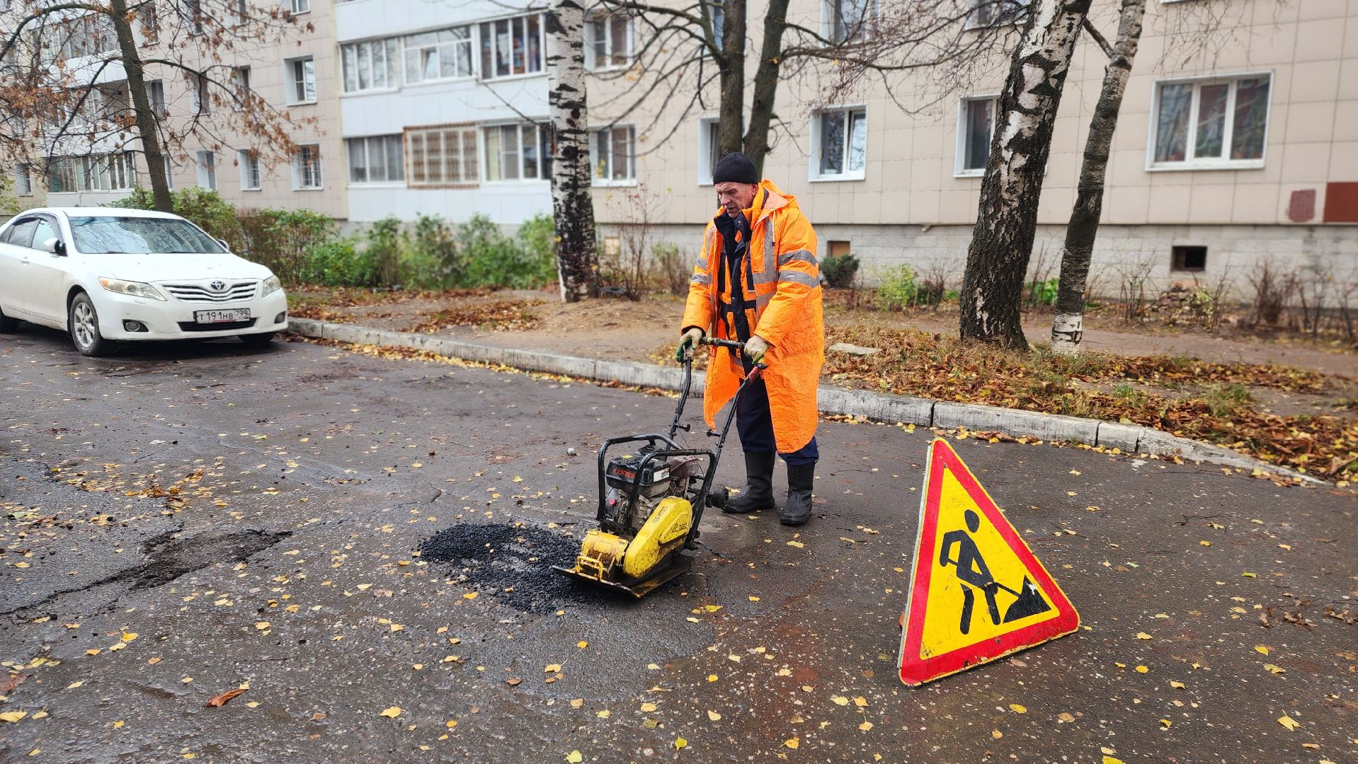 клин , ямочный ремонт , улица дзержинского , благоустройство,