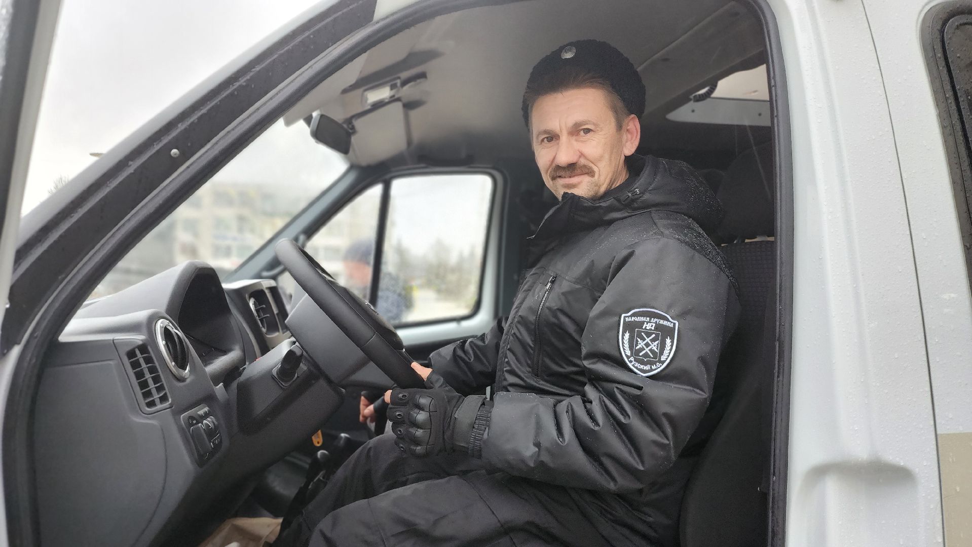 Вручение ключей от автомобиля,  народная дружина, Руза, губернатор московской области, воробьёв,