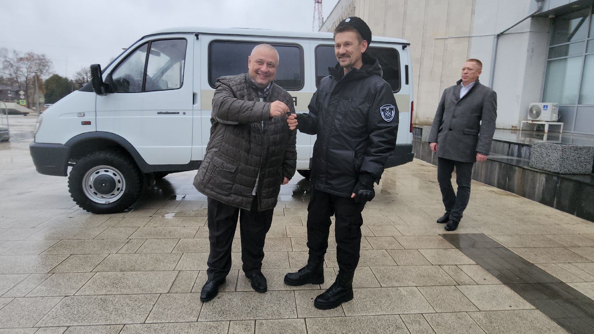 Вручение ключей от автомобиля,  народная дружина, Руза, губернатор московской области, воробьёв,