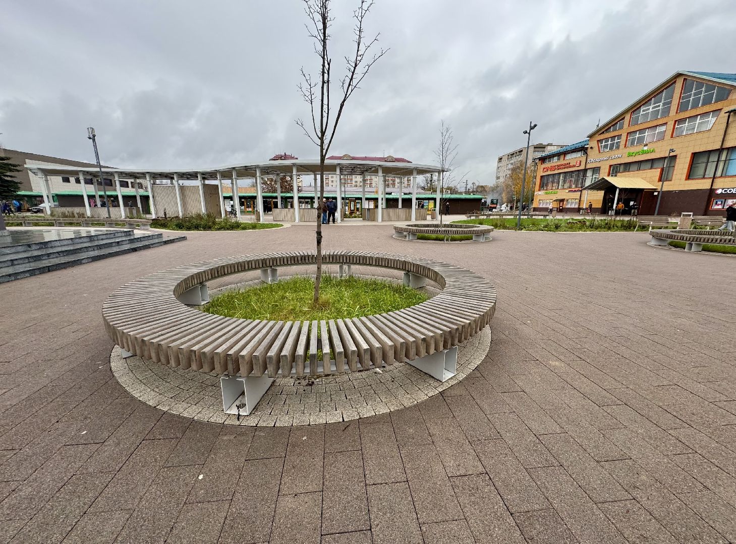 Сергиево-Посадский городской округ, Хотьково, благоустройство площади,